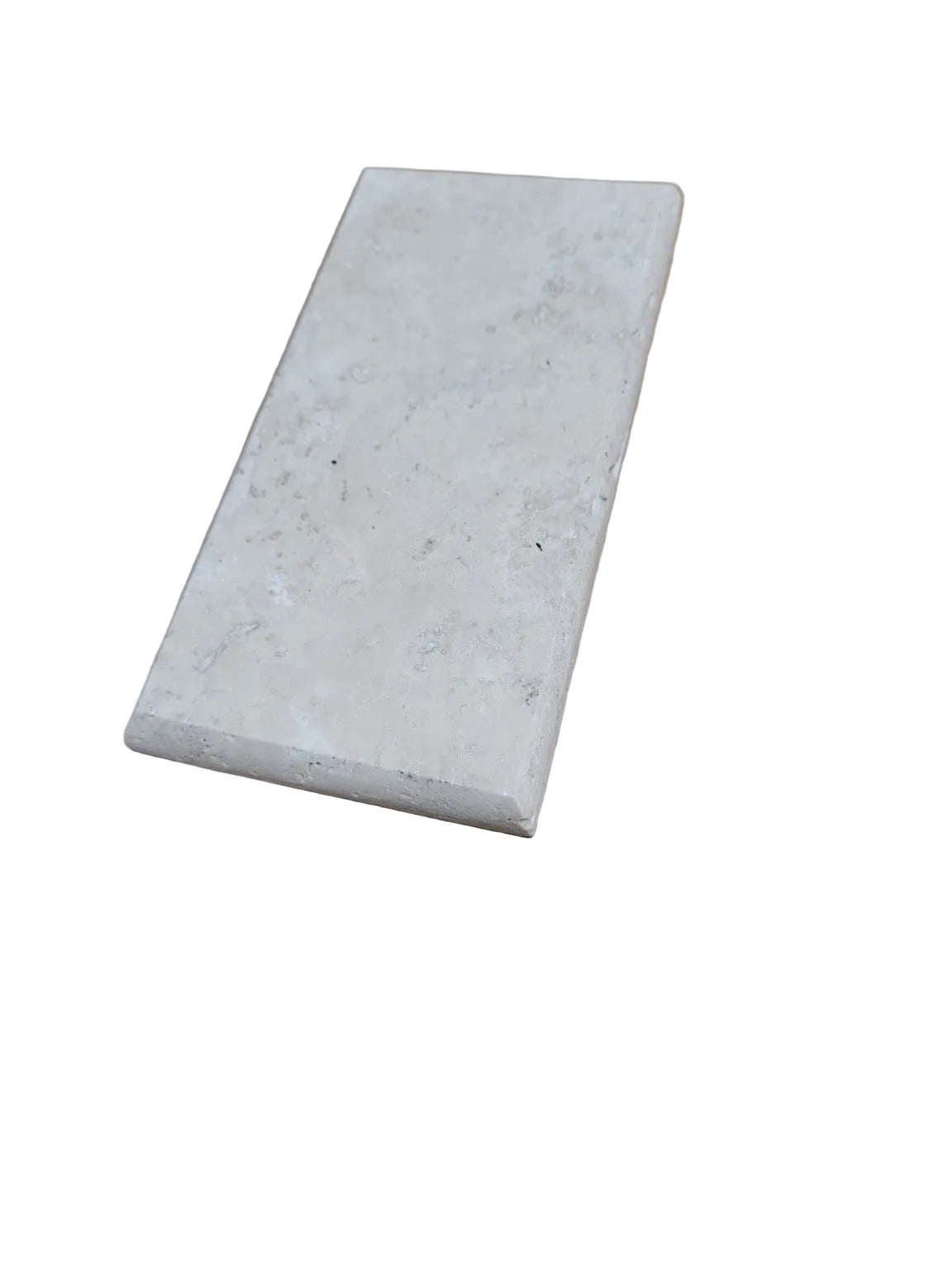 Set of 39 Honed Travertine Subway Tiles – 5 ¾" x 3"