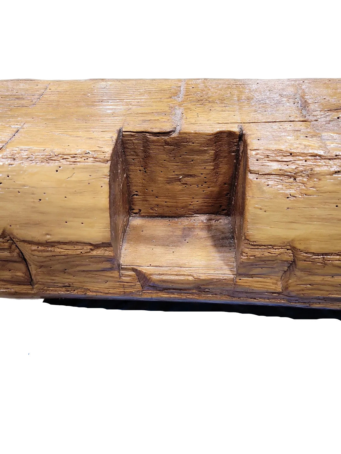 Reclaimed Hand-Hewn Oak Beam – 8" x 8" x 77"