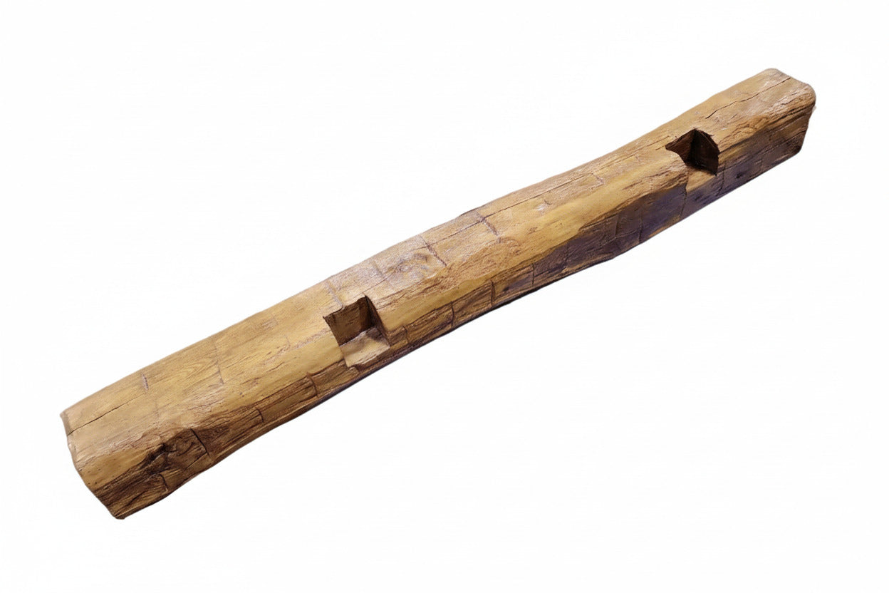 Reclaimed Hand-Hewn Oak Beam – 8" x 8" x 77"