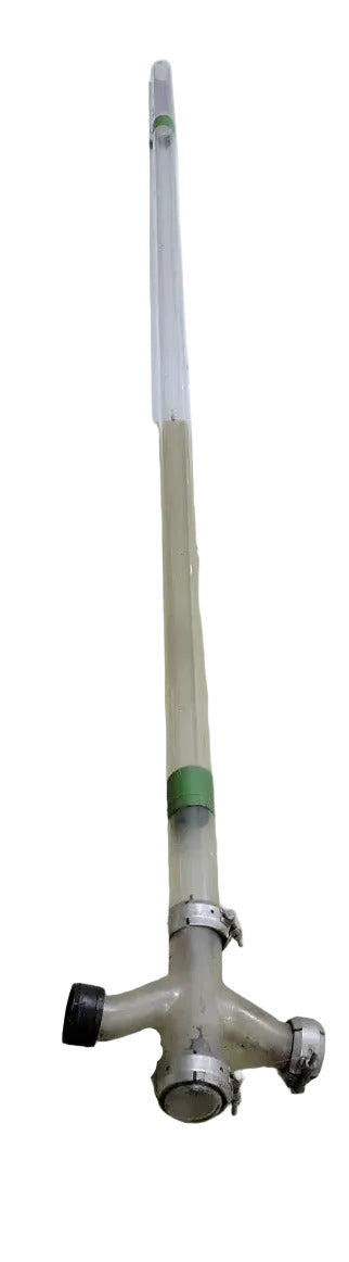 Vintage PYREX Borosilicate Glass Lab Tube with Corning Fitting – 2½” x 120”
