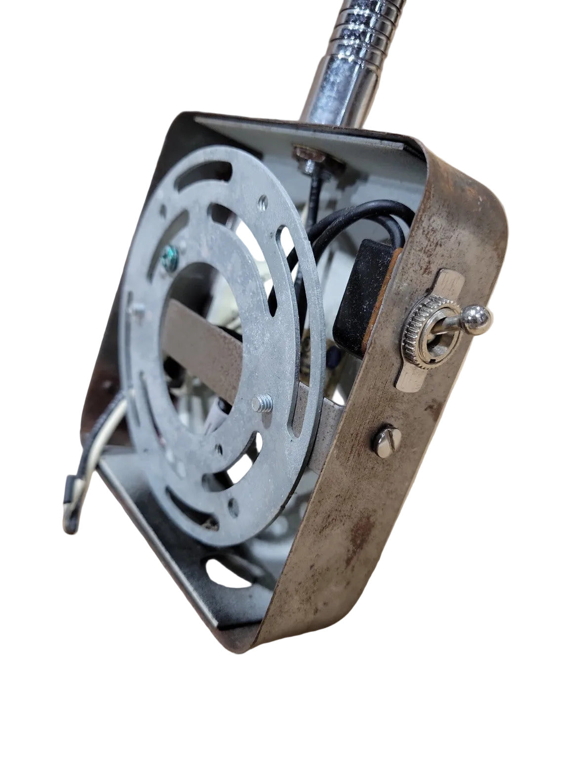Schoolhouse Electric Industrial Gooseneck Wall Light with Honeycomb Diffuser