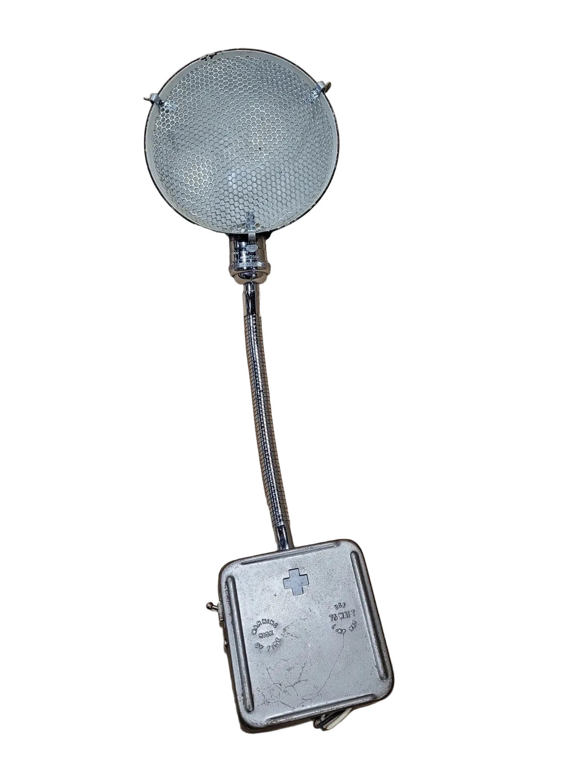 Schoolhouse Electric Industrial Gooseneck Wall Light with Honeycomb Diffuser
