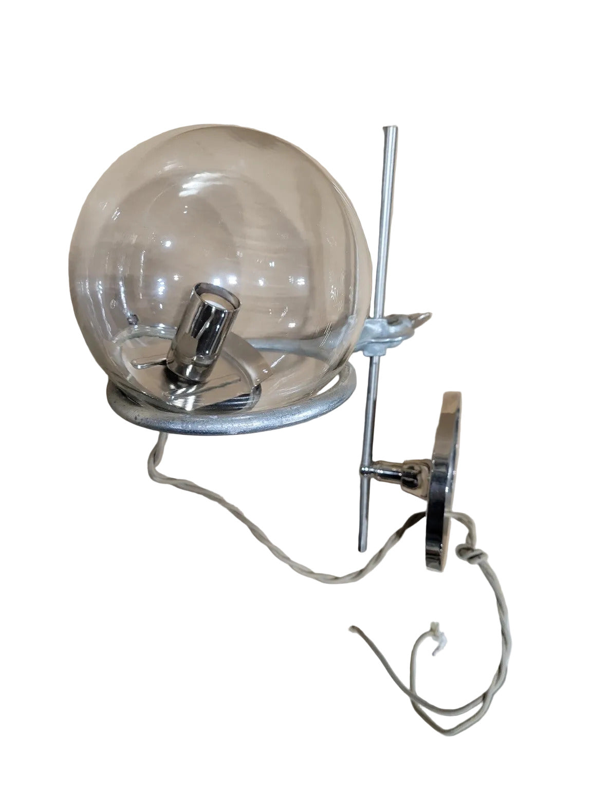 Orbit Sconce – Reproduction Industrial Adjustable Glass Globe Sconces (Set of 2)