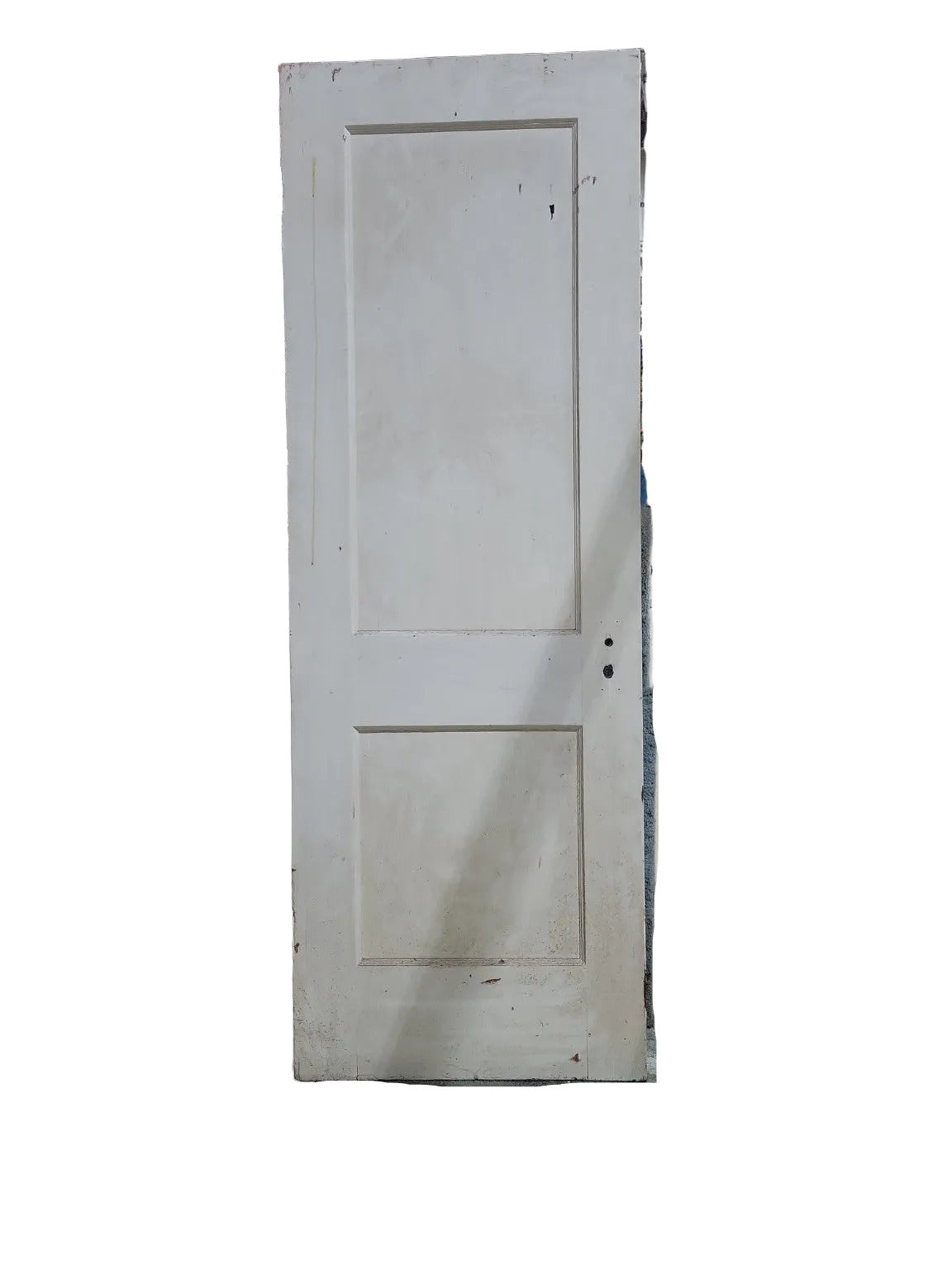 Vintage 2-Panel Wood Door – 27 7/8" x 79 ¾" x 1 ⅜"