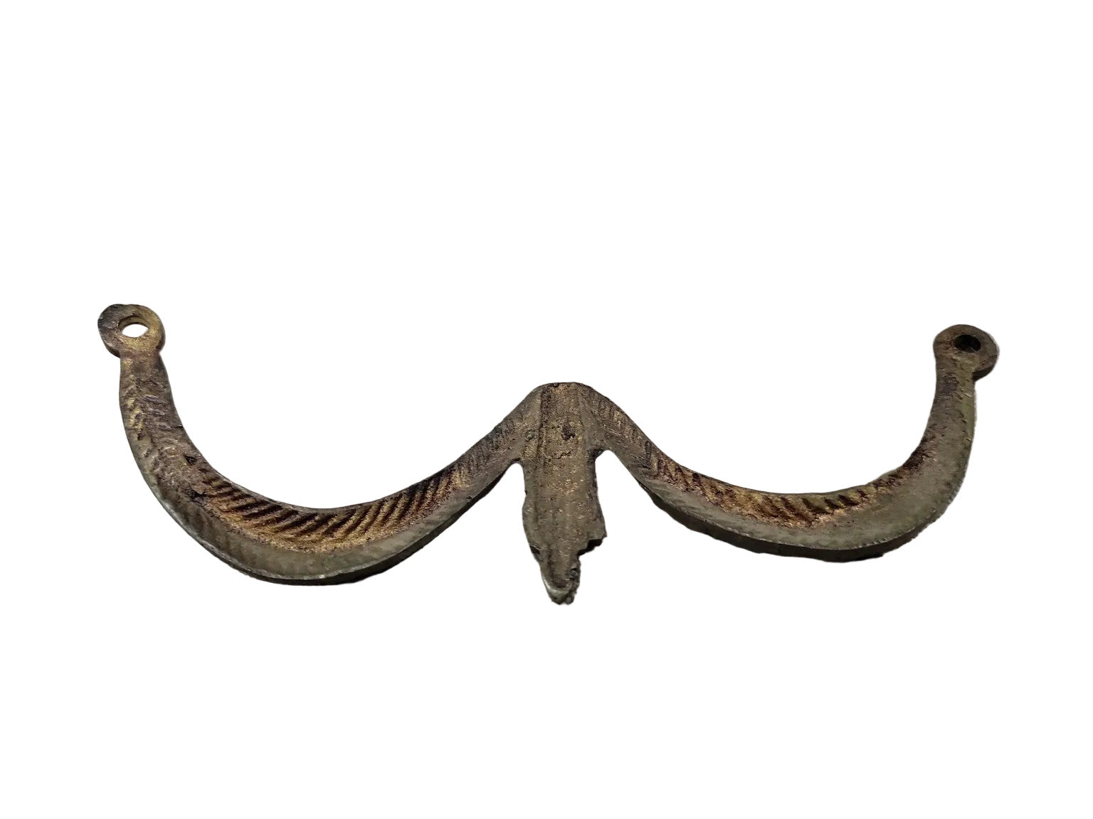 Set of 8 Vintage Ornate Brass Drawer Pulls – Floral Swag Design