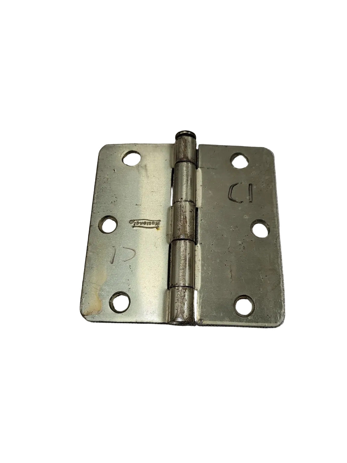 3½" x 3½" Brass Door Hinge by National