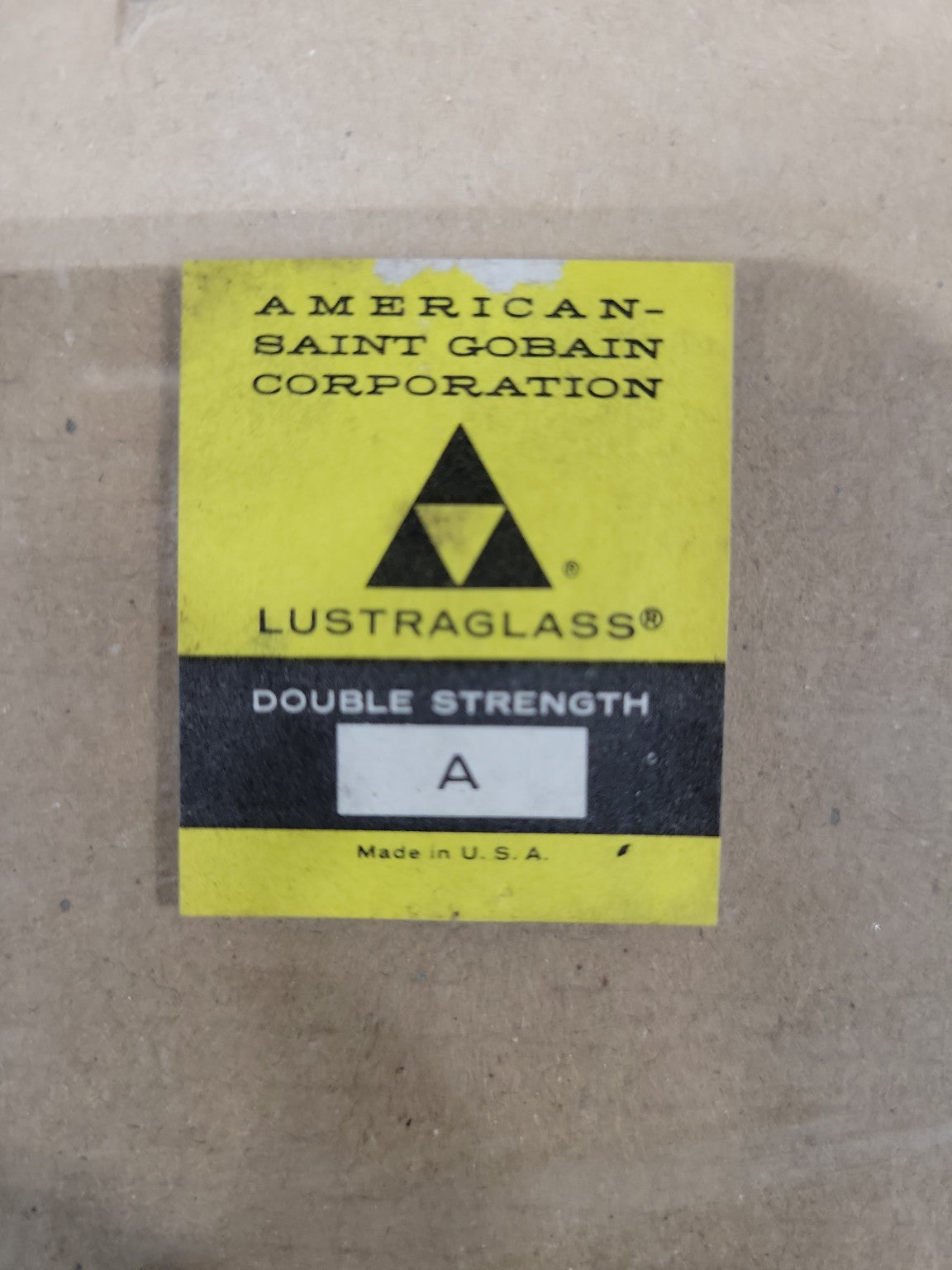 Lustraglass Double Strength Window Glass Pane – 17 ¼" x 13 ⅛"