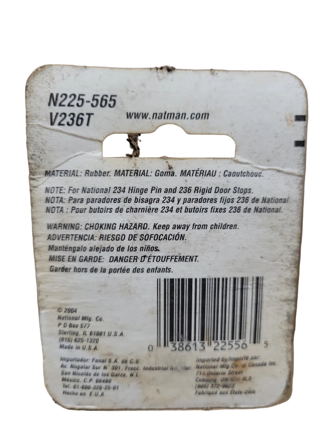 National Hardware Door Stop Tips – Model N225-565 (V236T)