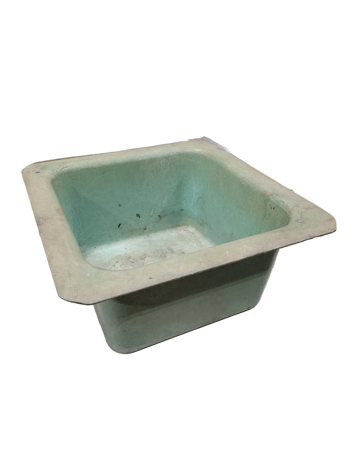 Vintage Fiberglass Utility Sink – 25" x 25" x 12"