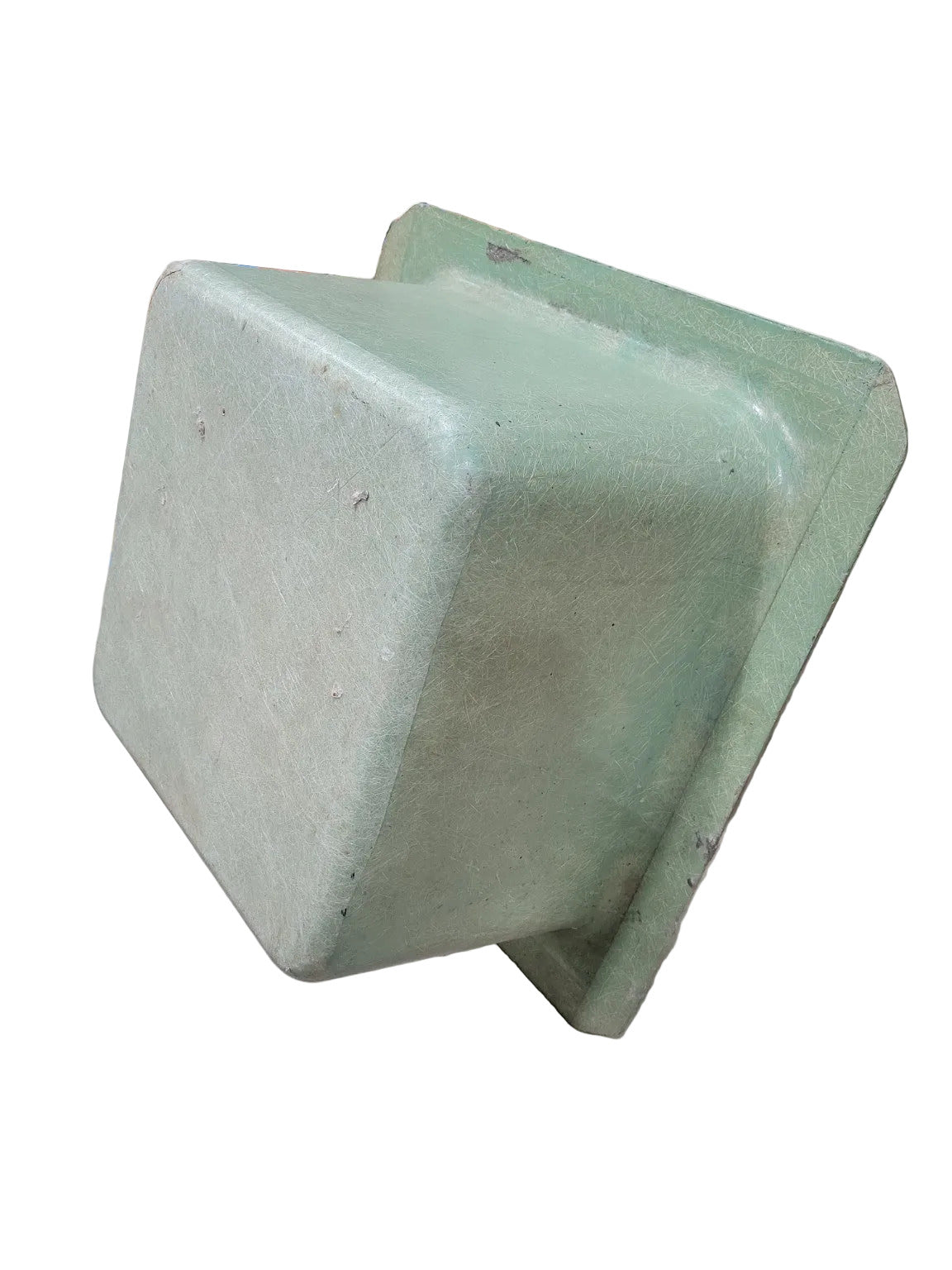 Vintage Fiberglass Utility Sink – 25" x 25" x 12"