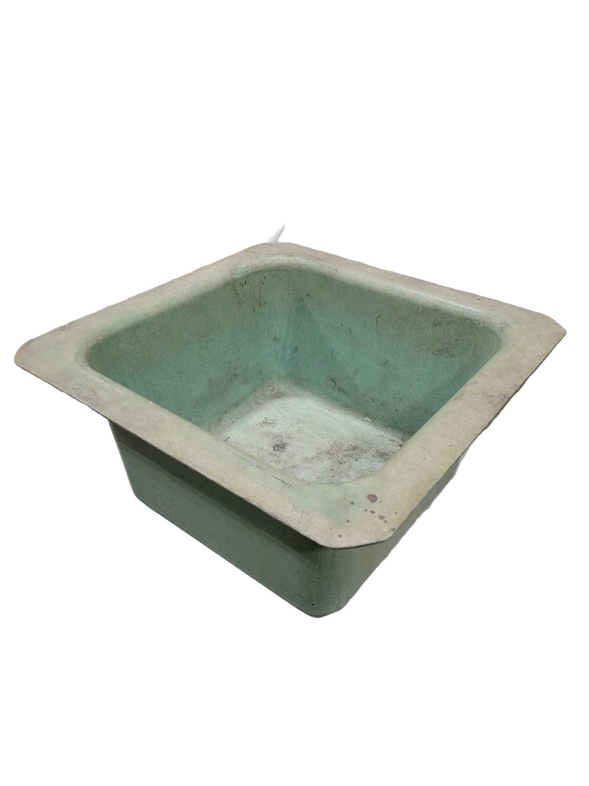 Vintage Fiberglass Utility Sink – 25" x 25" x 12"