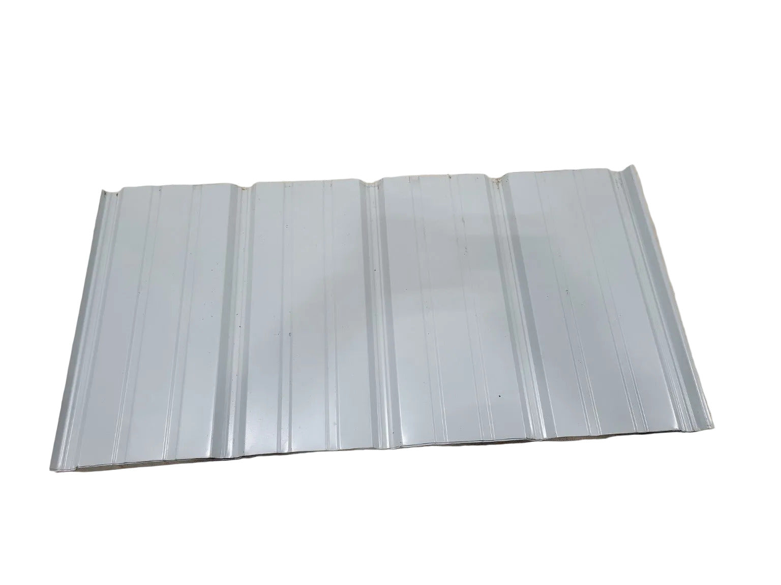 Corrugated Metal Paneling Set – Gray and White – 5 Pieces Total