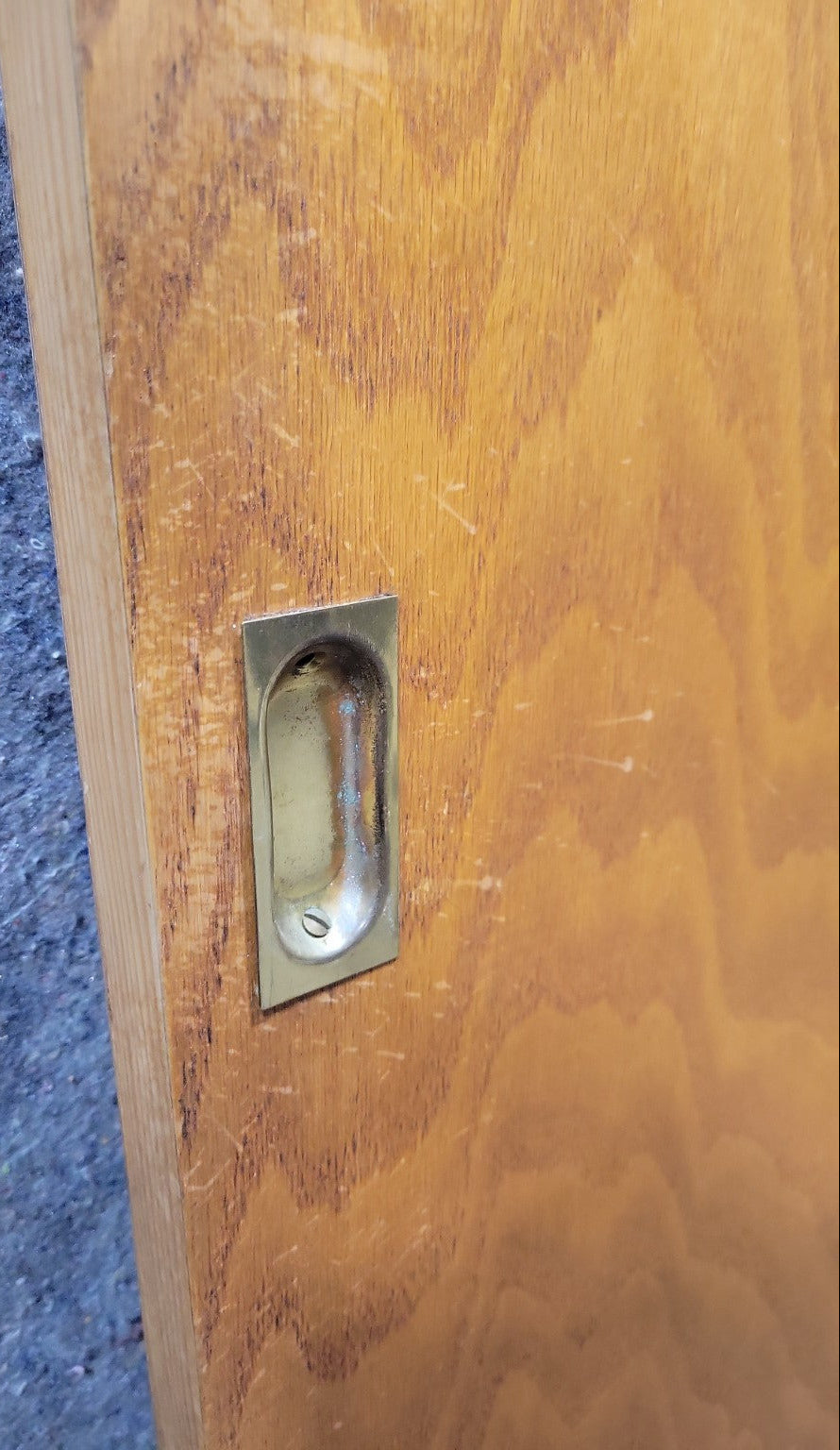 Vintage Flush Wood Pocket Door – 20" x 79 ¼" x 1 ⅜"