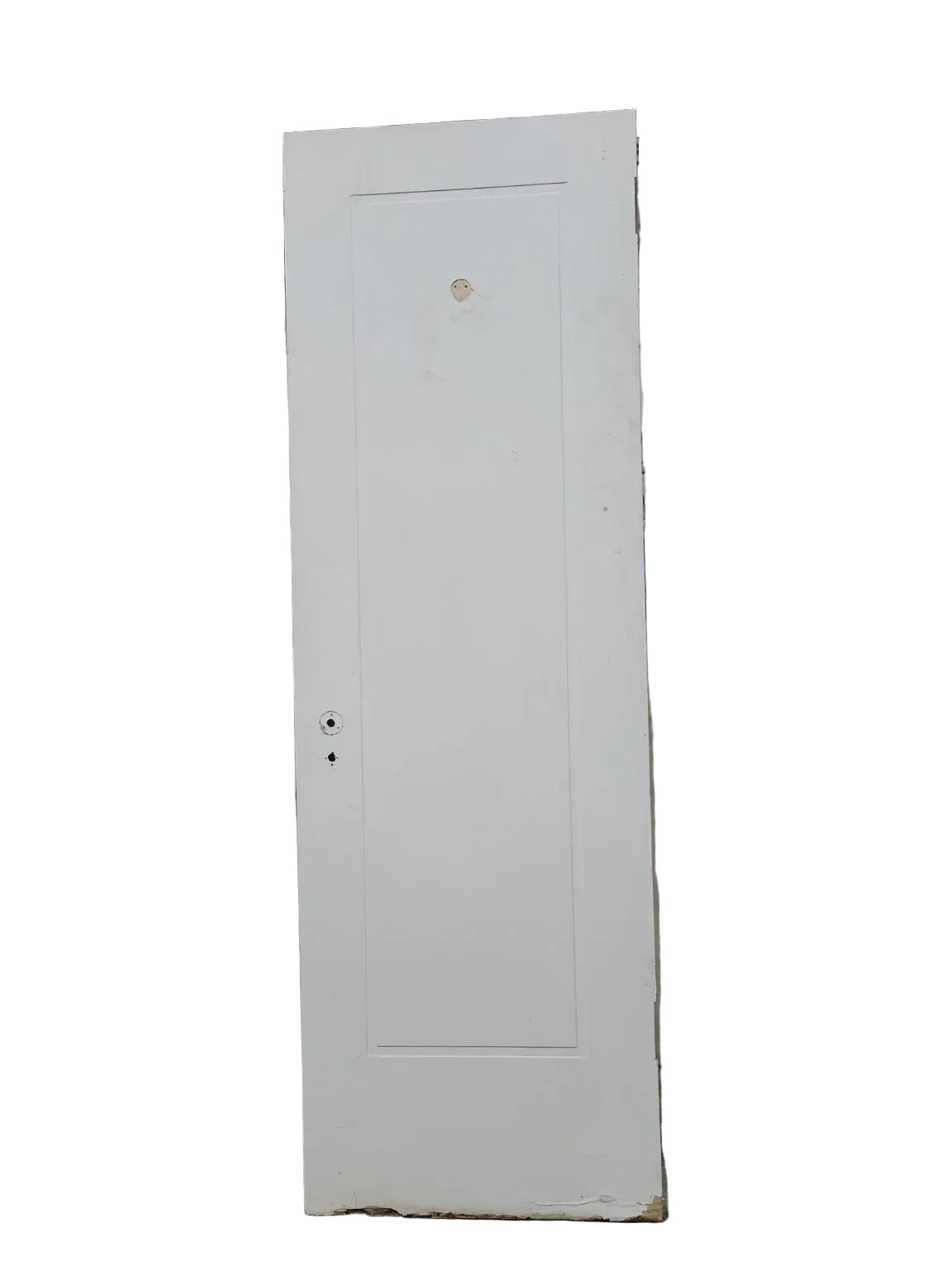 Single Painted Wood Door with Shallow Panel – 25 ¾ x 79 3/8 x 1 ½