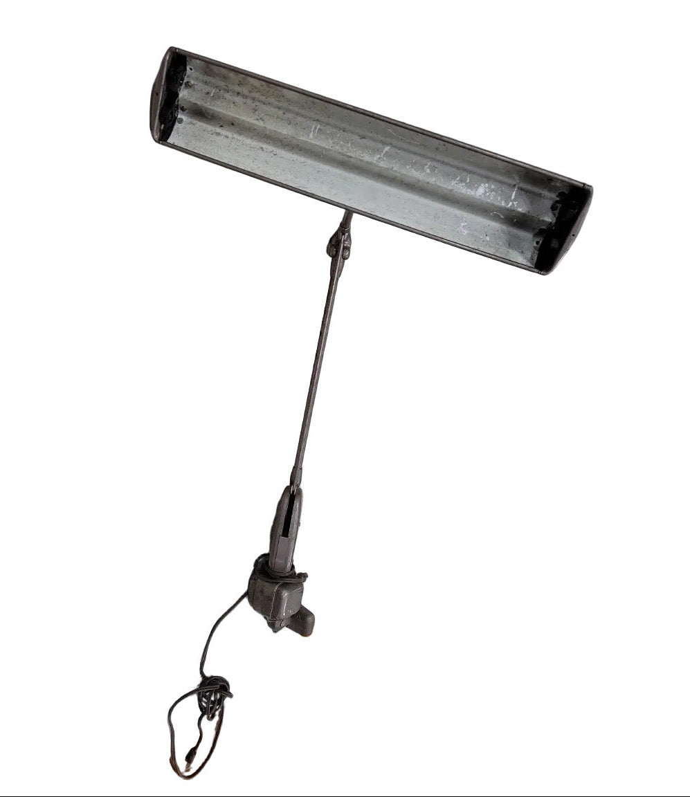 Dazor Model 2124 Floating Fixture Task Lamp – Industrial Clamp-On Light