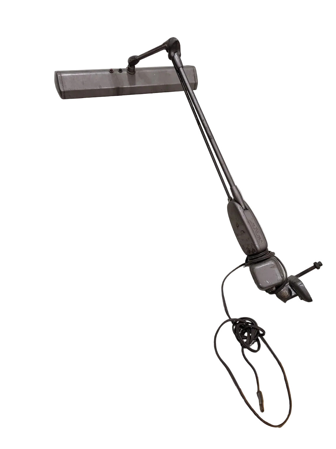 Dazor Model 2124 Floating Fixture Task Lamp – Industrial Clamp-On Light