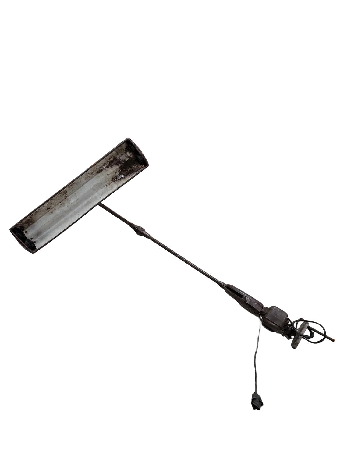 Vintage Dazor Floating Fixture Lamp – Model 2124-16 Articulating Clamp Light