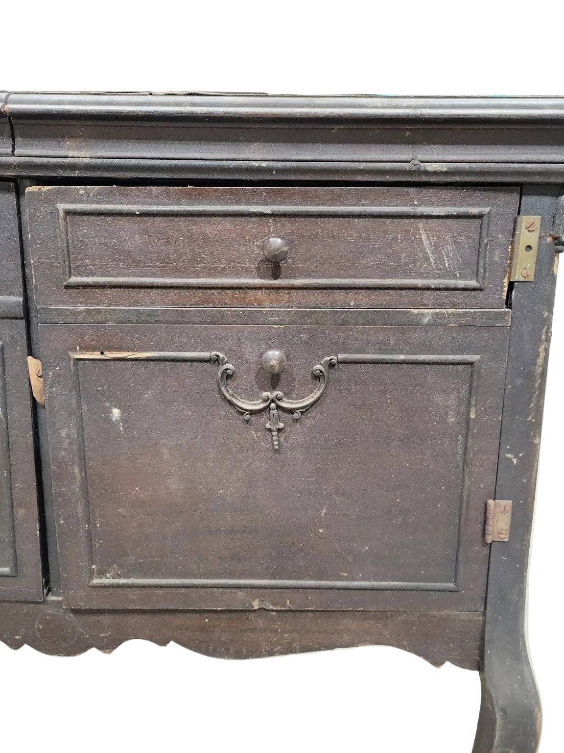 Silvertone Cabinet Record Player Console – Queen Anne Style