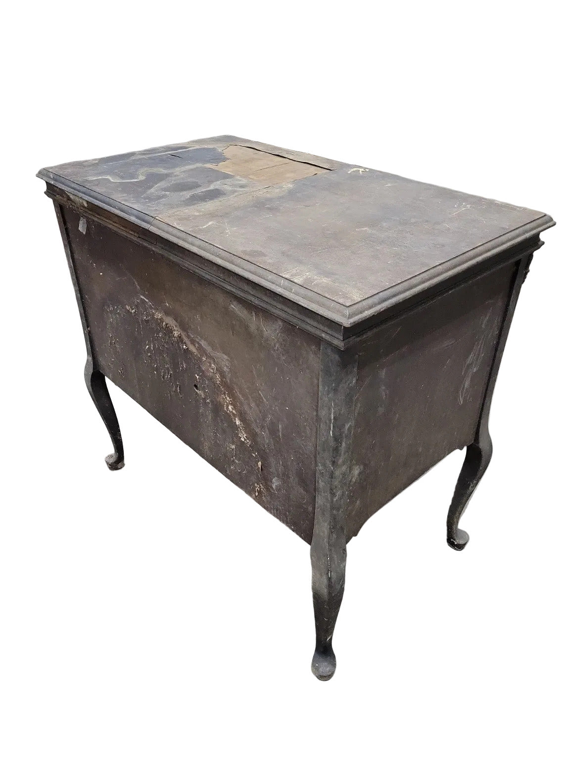 Silvertone Cabinet Record Player Console – Queen Anne Style