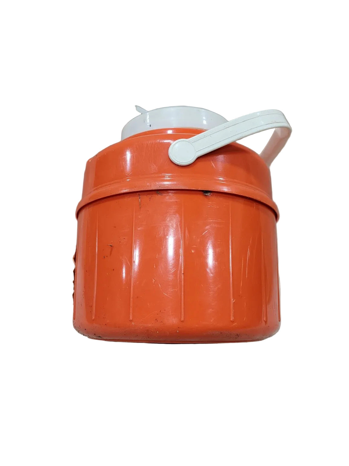 1970s “Take Along” 1-Gallon Orange Plastic Beverage Jug – Bee Plastics Corp.