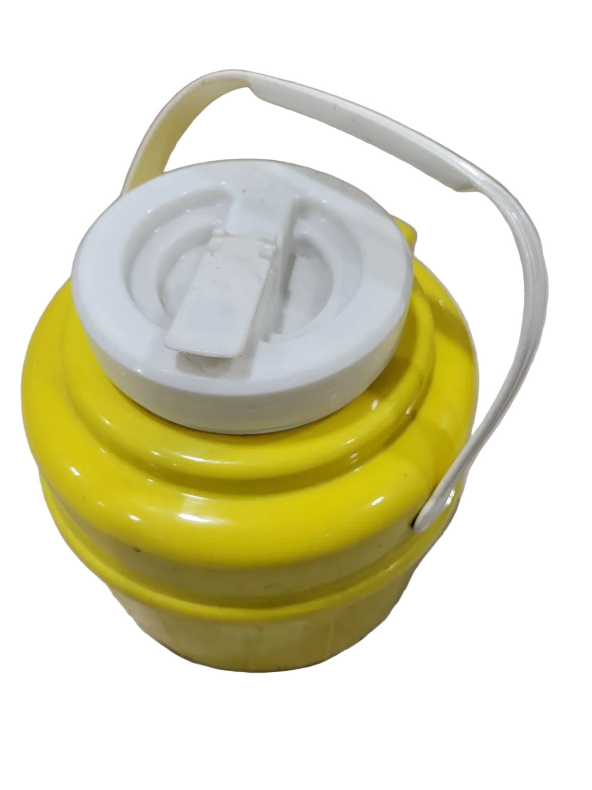 1970s Yellow “Take Along” 1-Gallon Beverage Jug – Bee Plastics Corp.