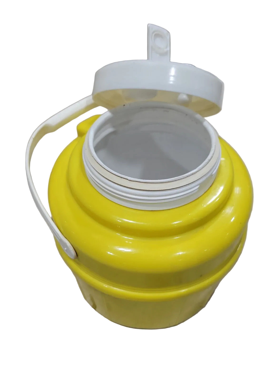 1970s Yellow “Take Along” 1-Gallon Beverage Jug – Bee Plastics Corp.