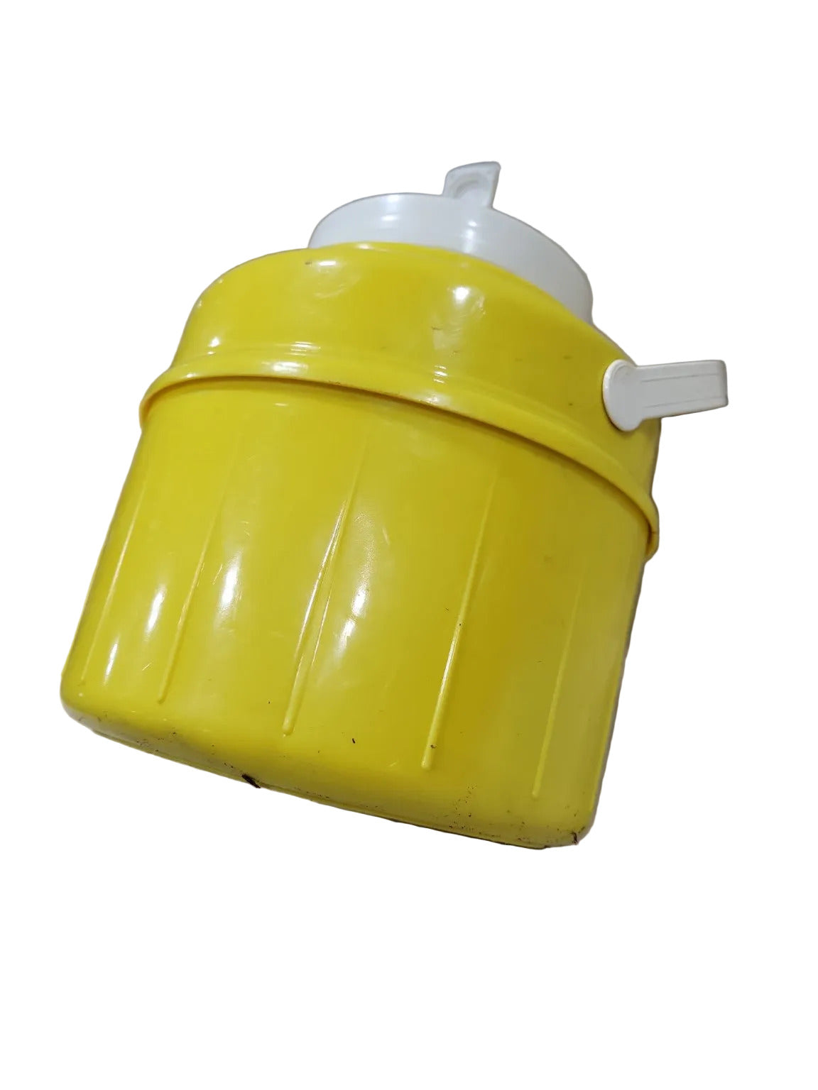 1970s Yellow “Take Along” 1-Gallon Beverage Jug – Bee Plastics Corp.