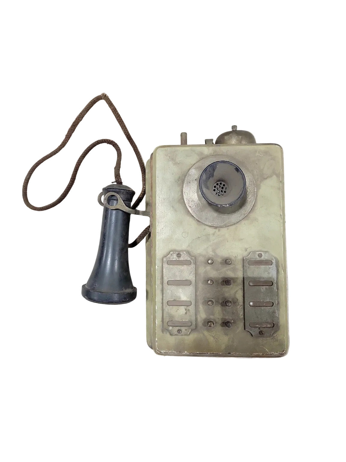 Antique Wooden Wall-Mount Intercom / Telephone Switchboard Box – Early 20th Century