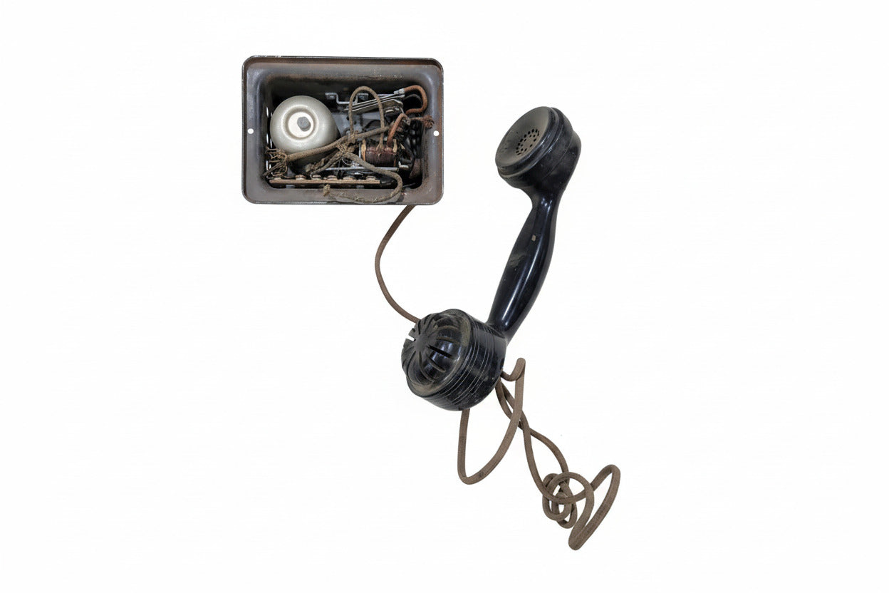 Compact Industrial Wall-Mount Intercom  Utility Handset Box