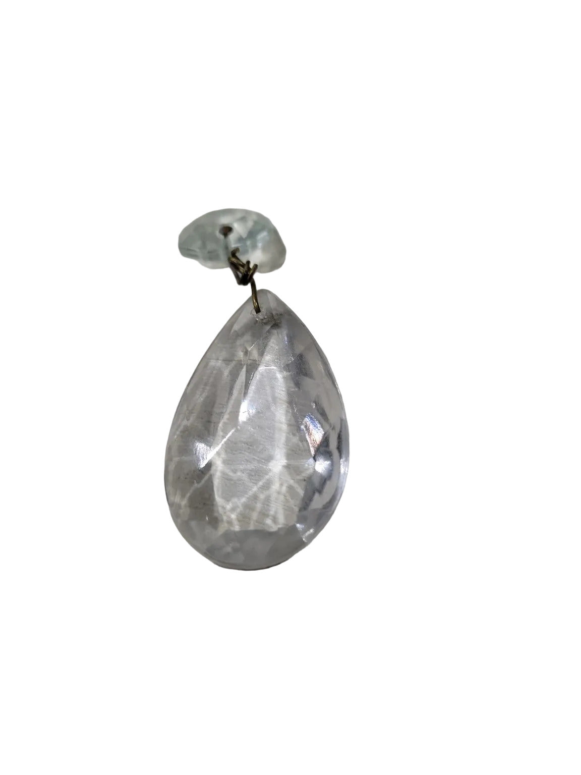 Vintage Teardrop Crystal Chandelier Prisms – Set of 3
