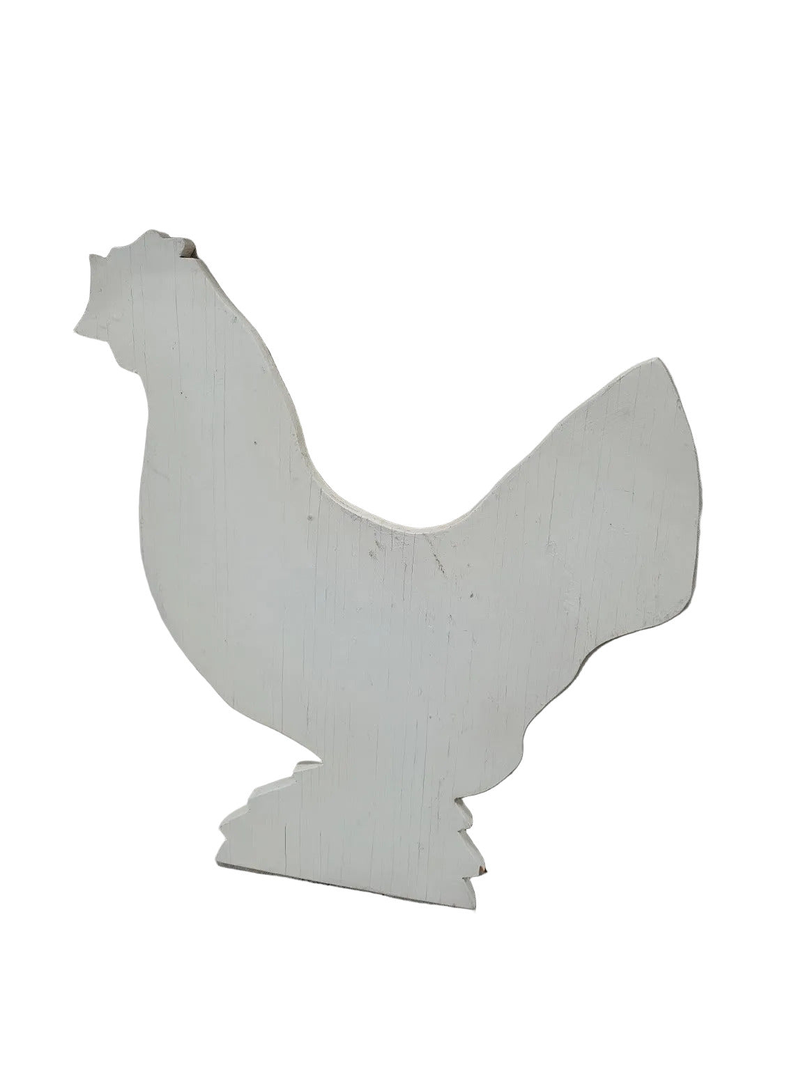 Painted Wooden Rooster Cutout Silhouettes – Set of 6