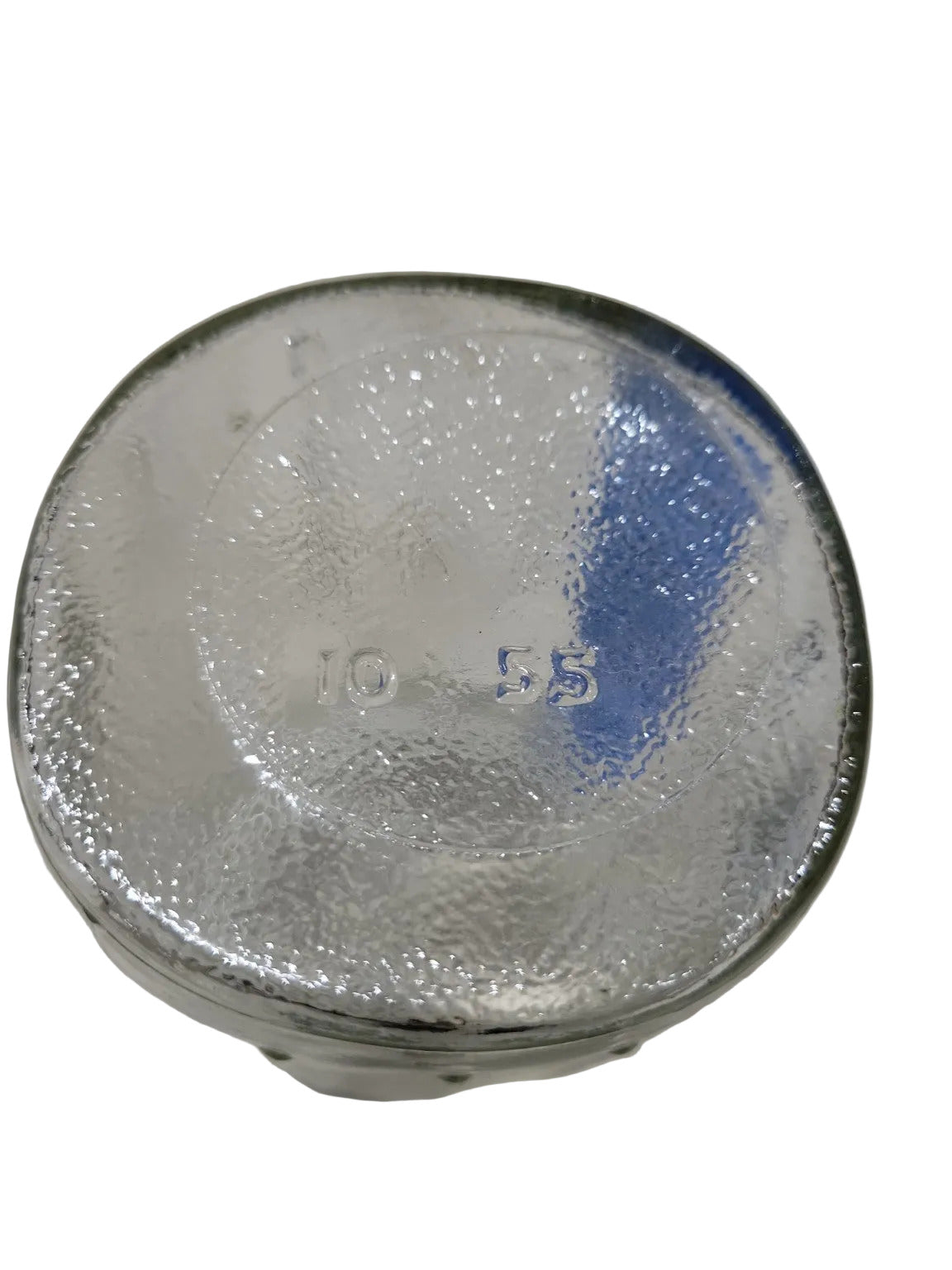 Vintage Crown Mason Clear Glass Jar – Wide Mouth
