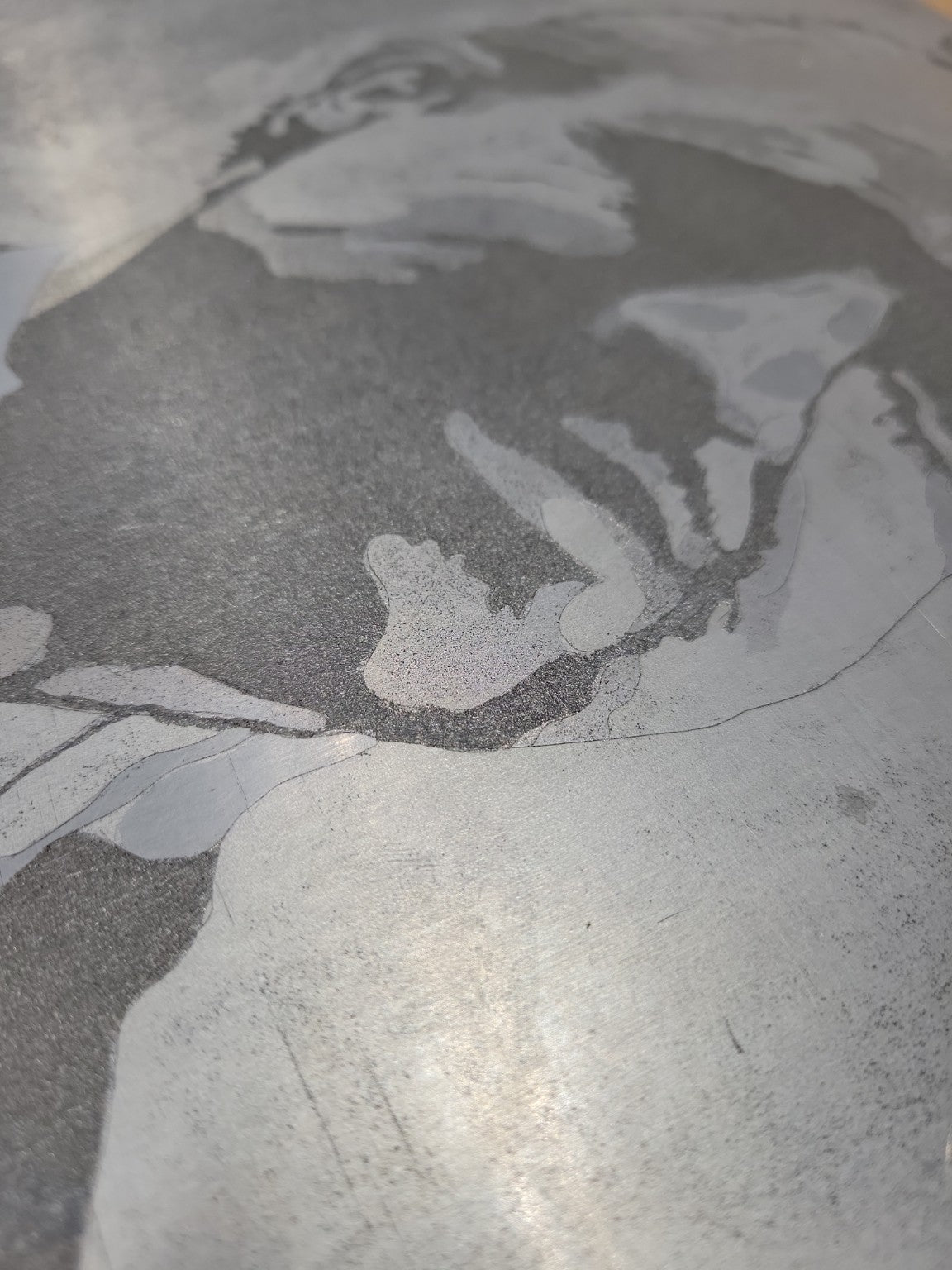 Etched Metal Portrait Panel – Marlon Brando as Vito Corleone, The Godfather