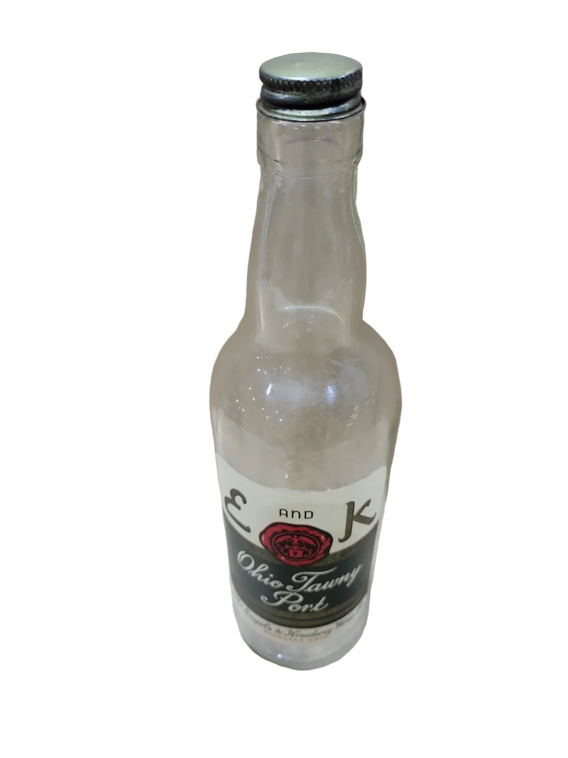 Vintage Ohio Tawny Port Wine Bottle – Engels & Krudwig, Sandusky Ohio