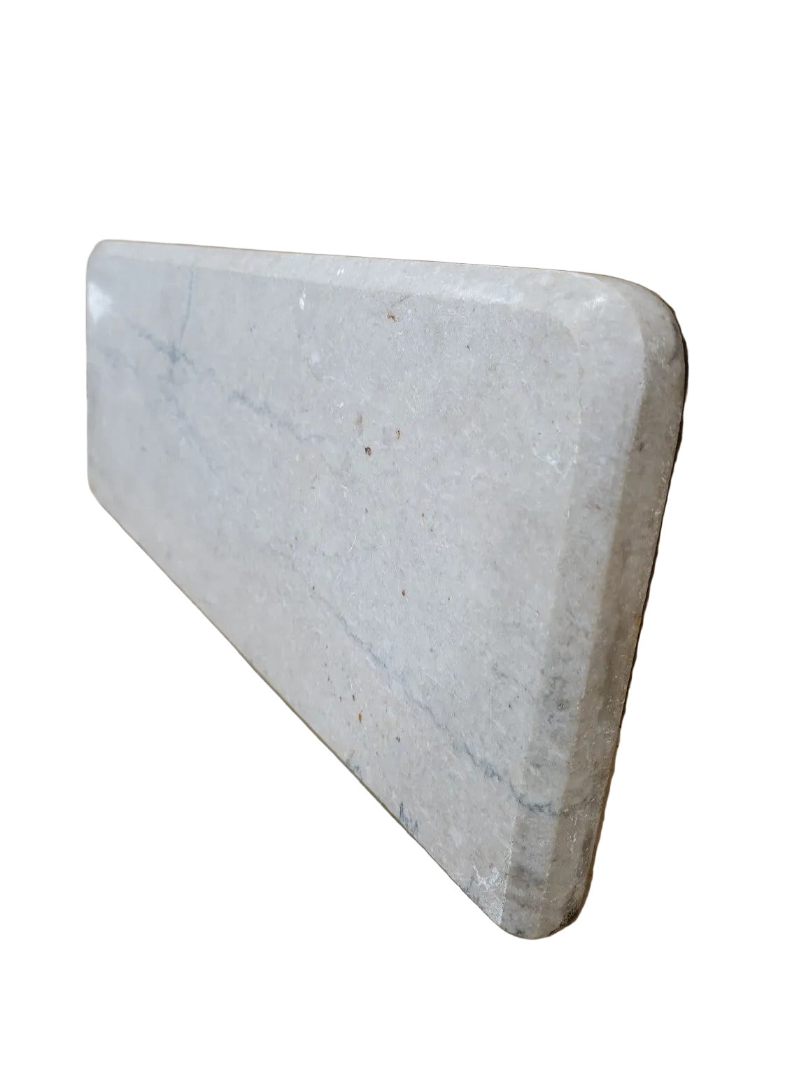 Vintage Marble Threshold  Shelf Slab – Light Gray Stone