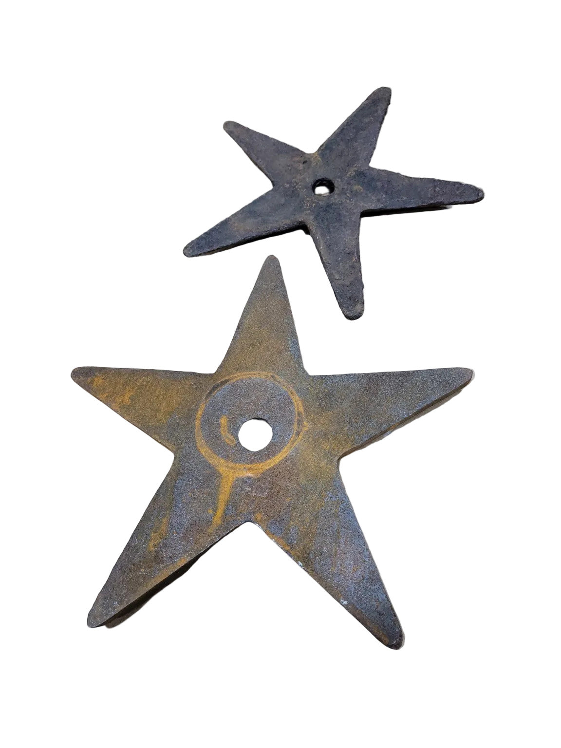 Cast Iron Star Bolts for Brick & Masonry – Pair (7½″ & 9″ Diameter)