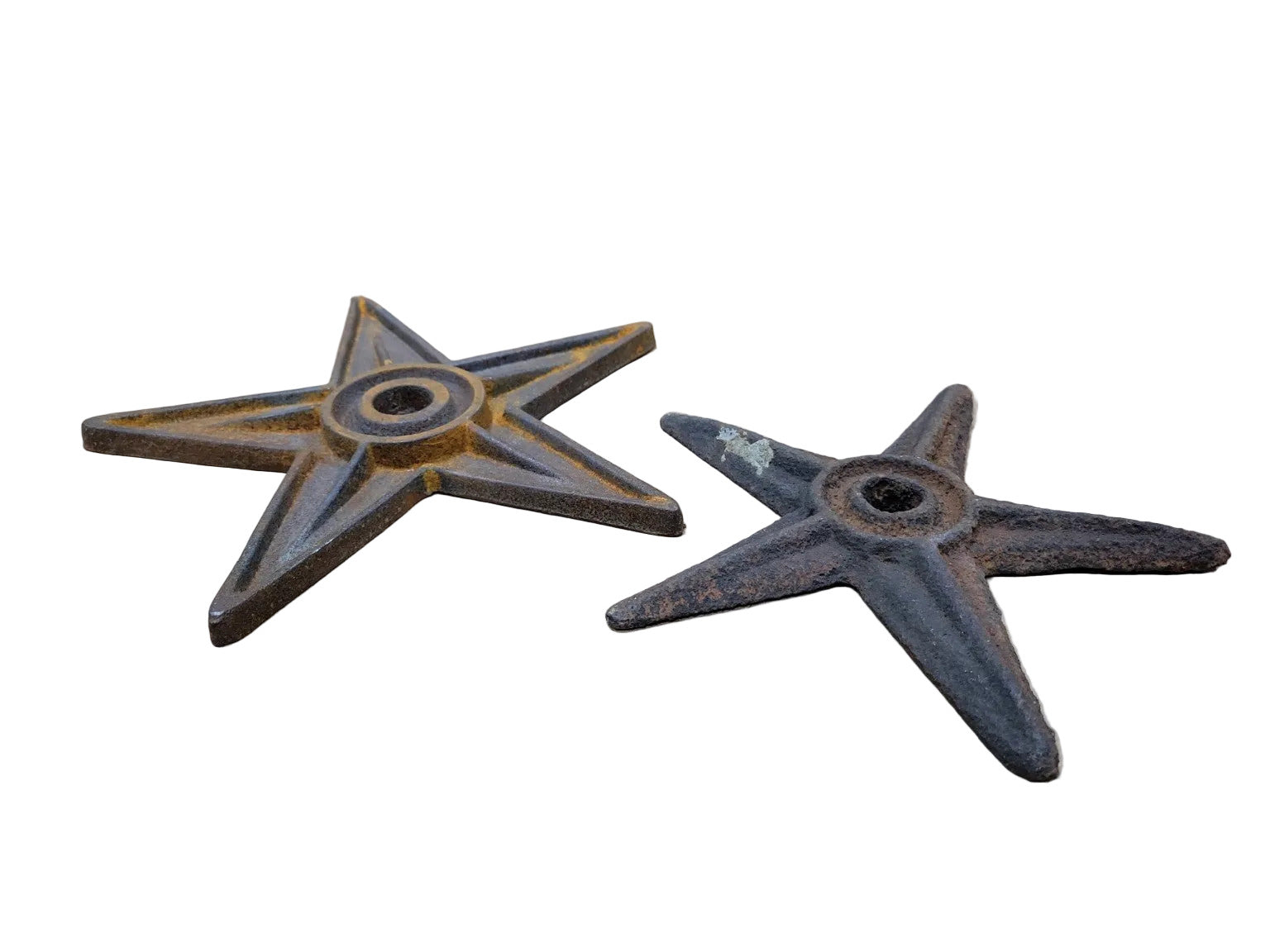 Cast Iron Star Bolts for Brick & Masonry – Pair (7½″ & 9″ Diameter)