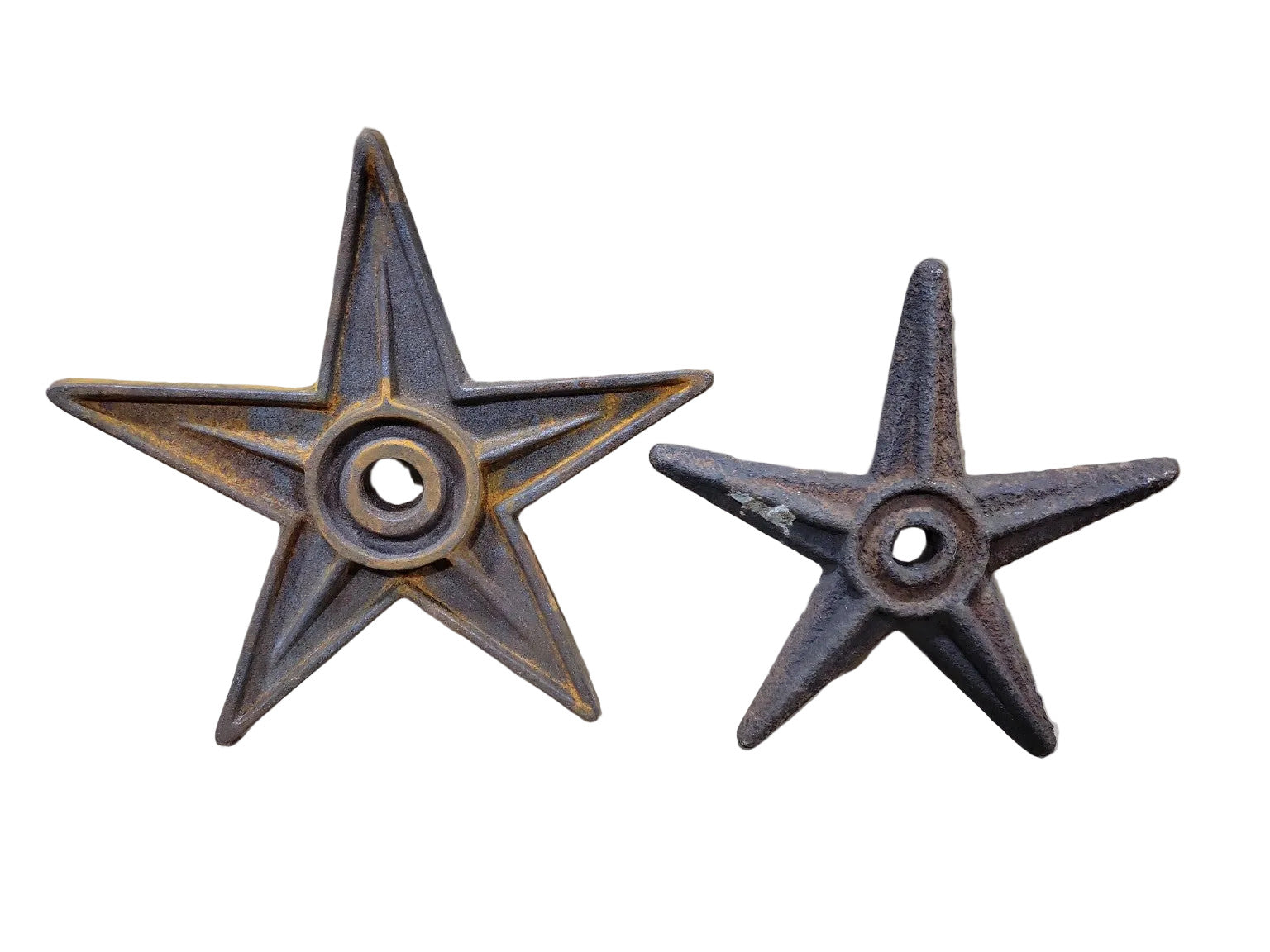 Cast Iron Star Bolts for Brick & Masonry – Pair (7½″ & 9″ Diameter)