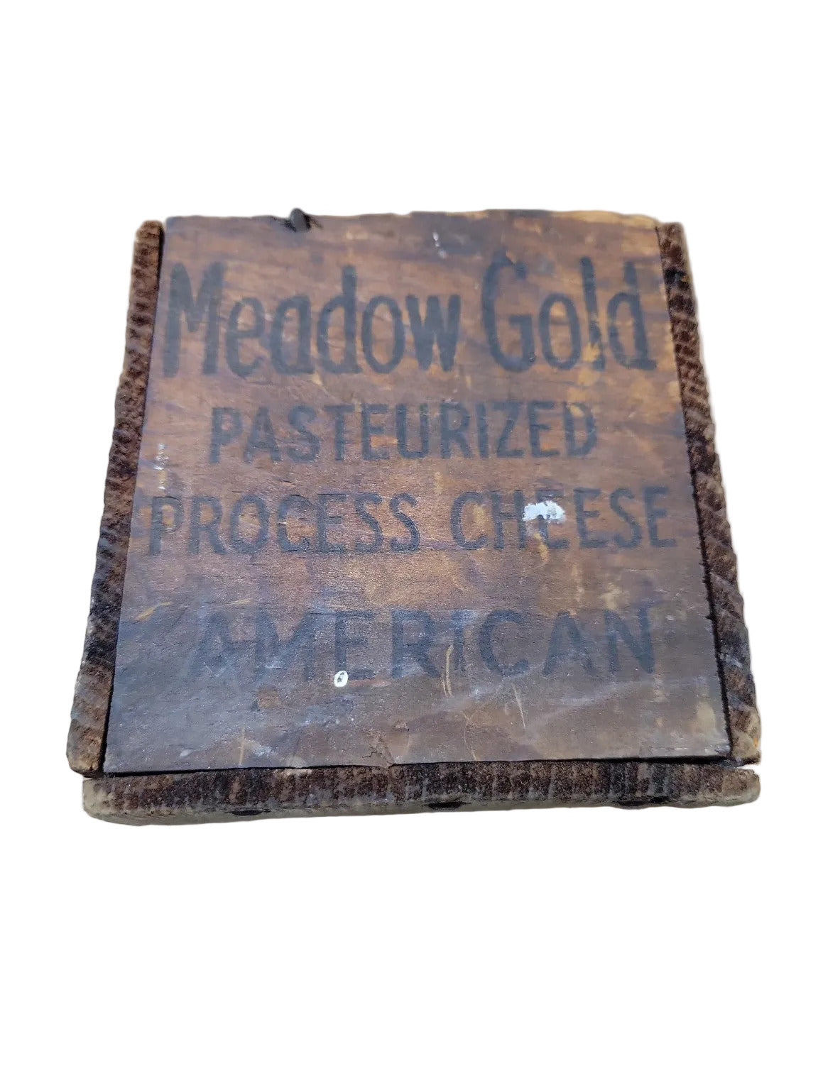Vintage Meadow Gold Pasteurized Process Cheese Wooden Box – Beatrice Creamery