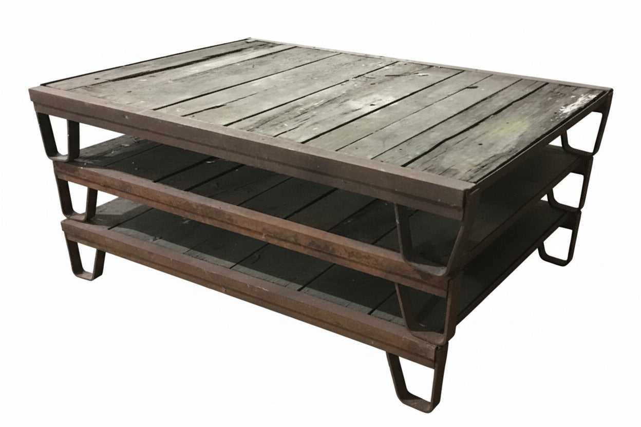 Industrial Steel & Wood Pallet Racking Platform