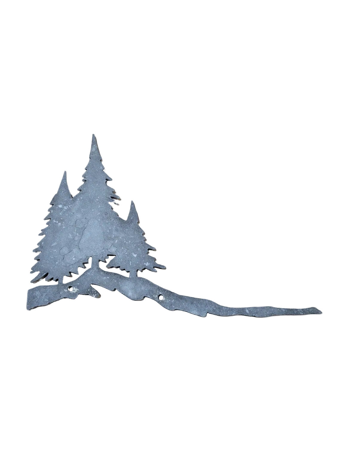 Rustic Metal Pine Tree Wall Accent
