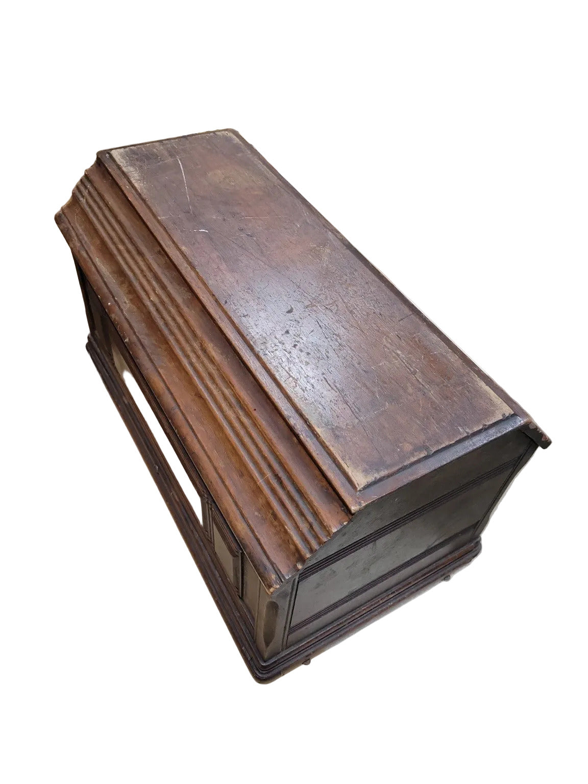 Antique Arlington Wooden Sewing Machine Cover – Roll-Top Style Cabinet Top
