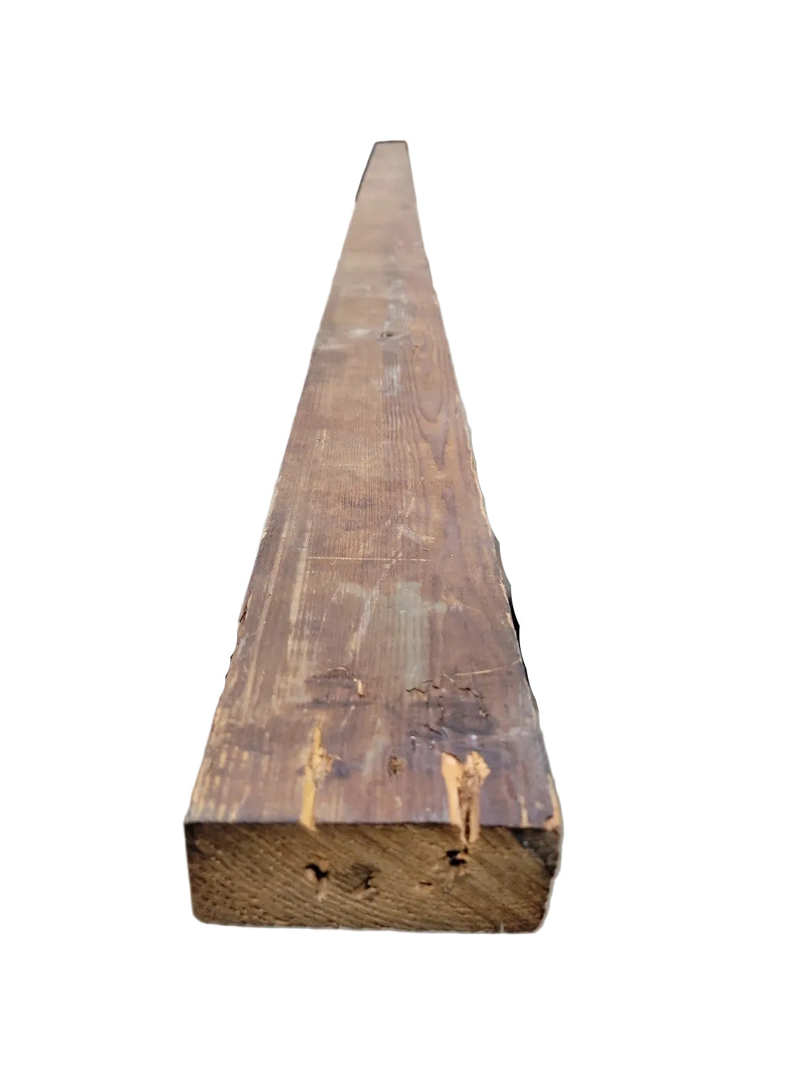 Reclaimed Pine Church Pew Support Beam – 106" L x 3 1/2" W x 1 3/4" D