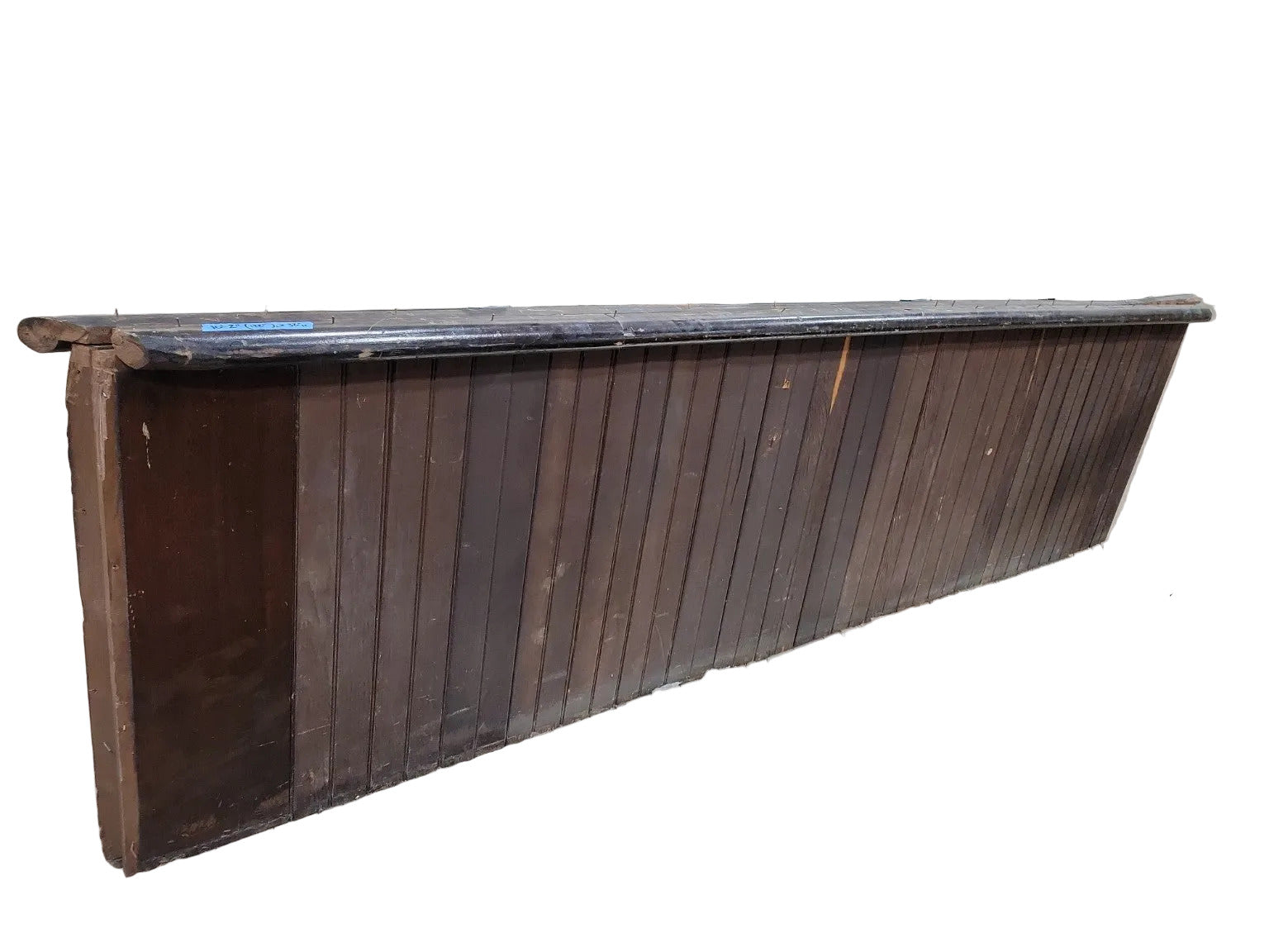 Reclaimed Gothic Church Pew Modesty Screen (Frontal) – 122” – Solid Poplar