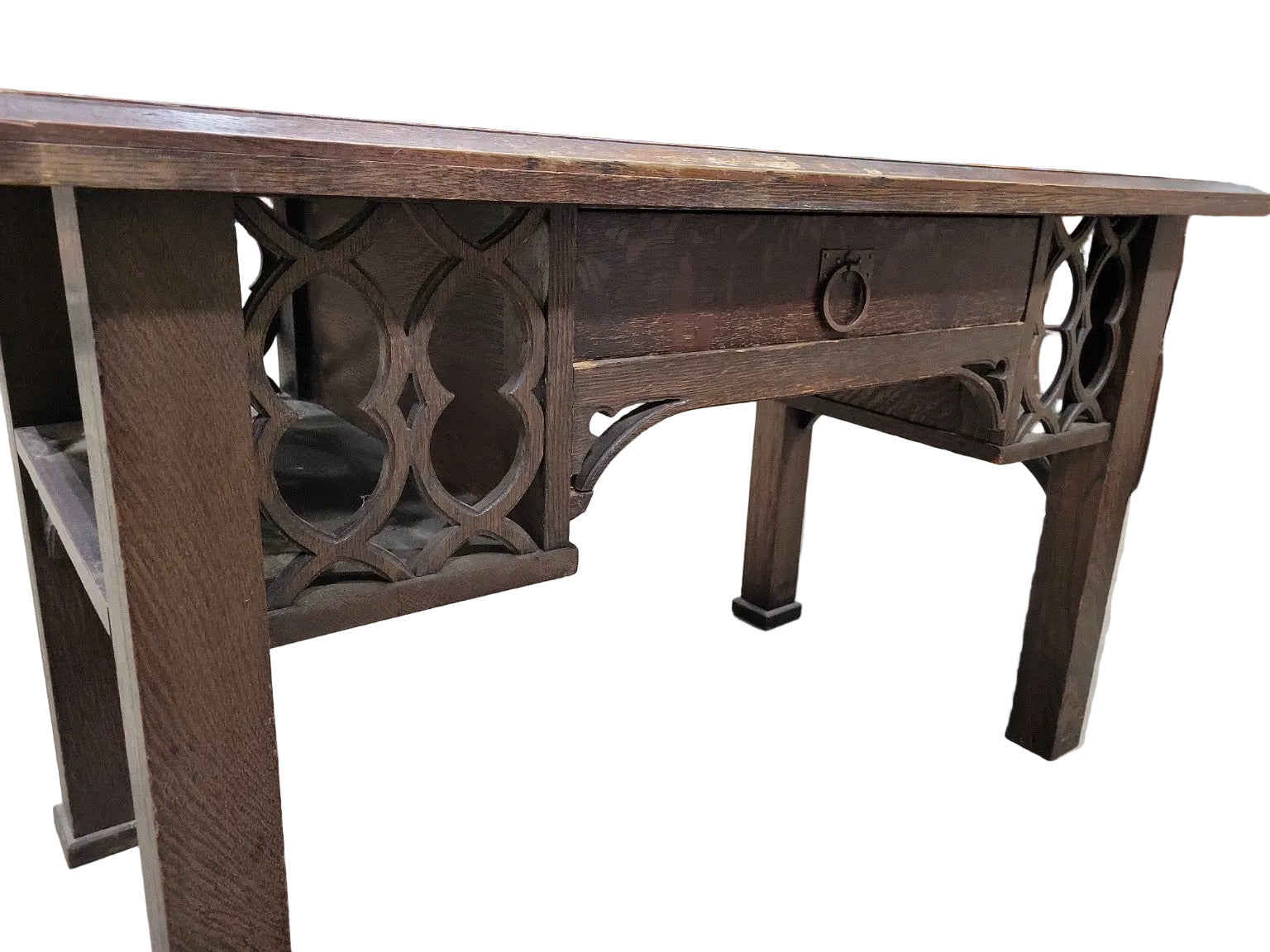 Arts & Crafts Quarter Sawn Oak Desk – Miller Cabinet Co.