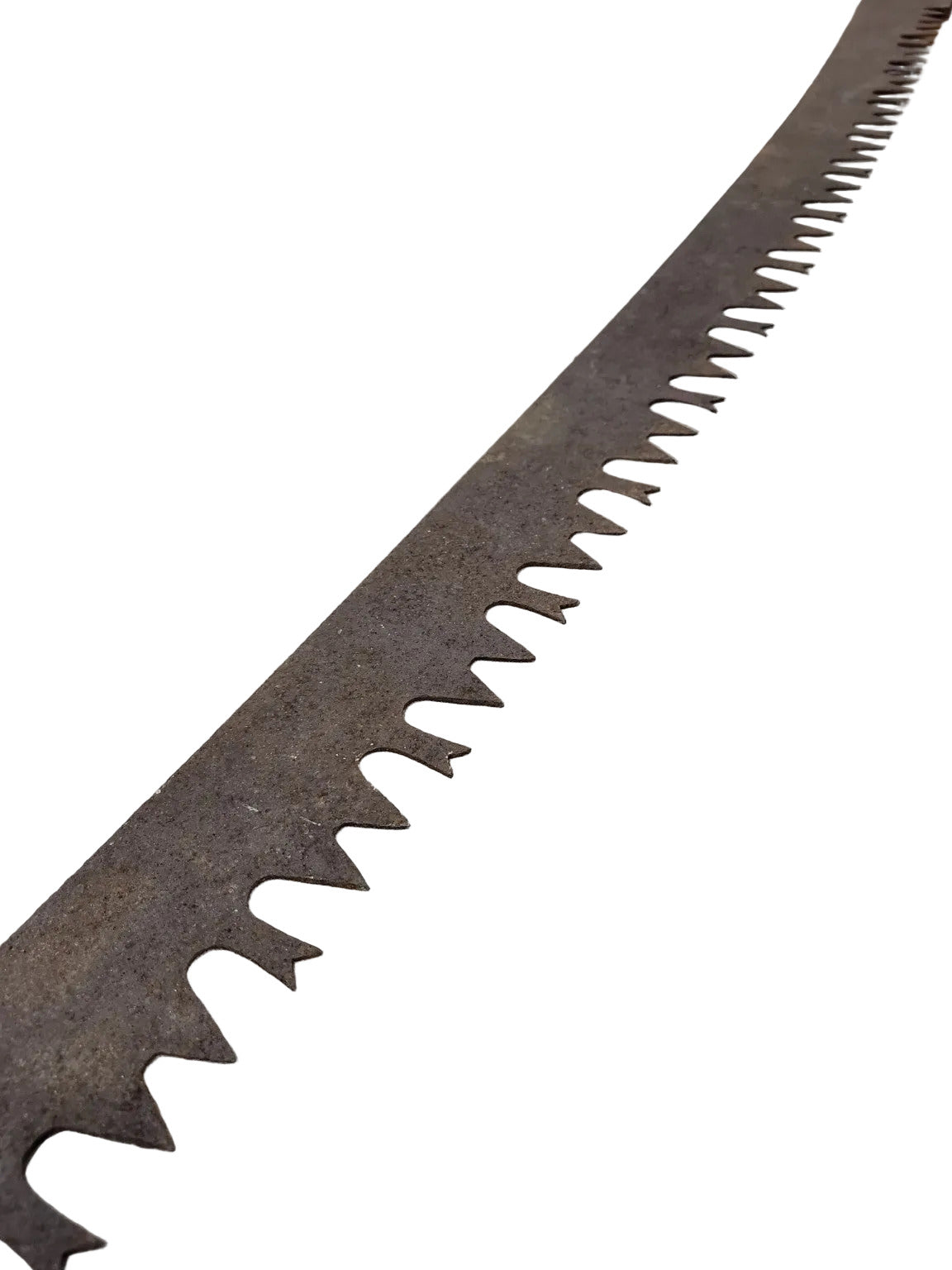 Antique 68" Two-Man Crosscut Saw – Hand Forged Logging Tool