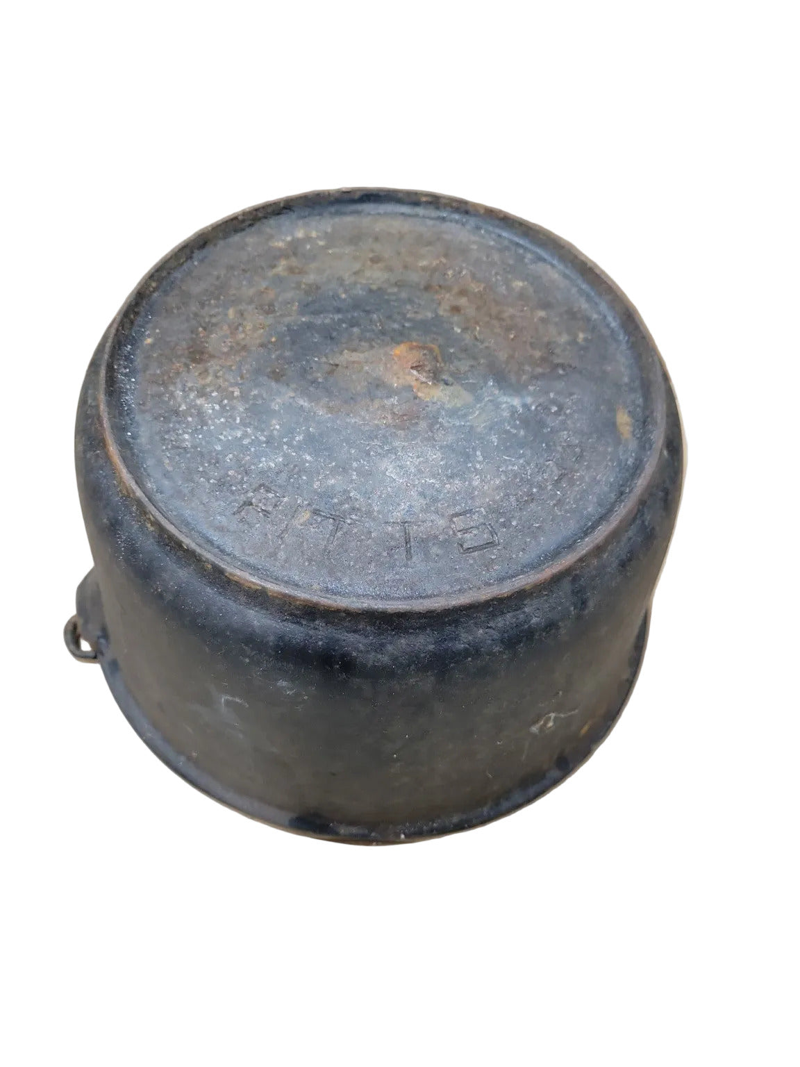 Antique Cast Iron Cauldron – Pittsburgh PA – 9 ¾" Diameter