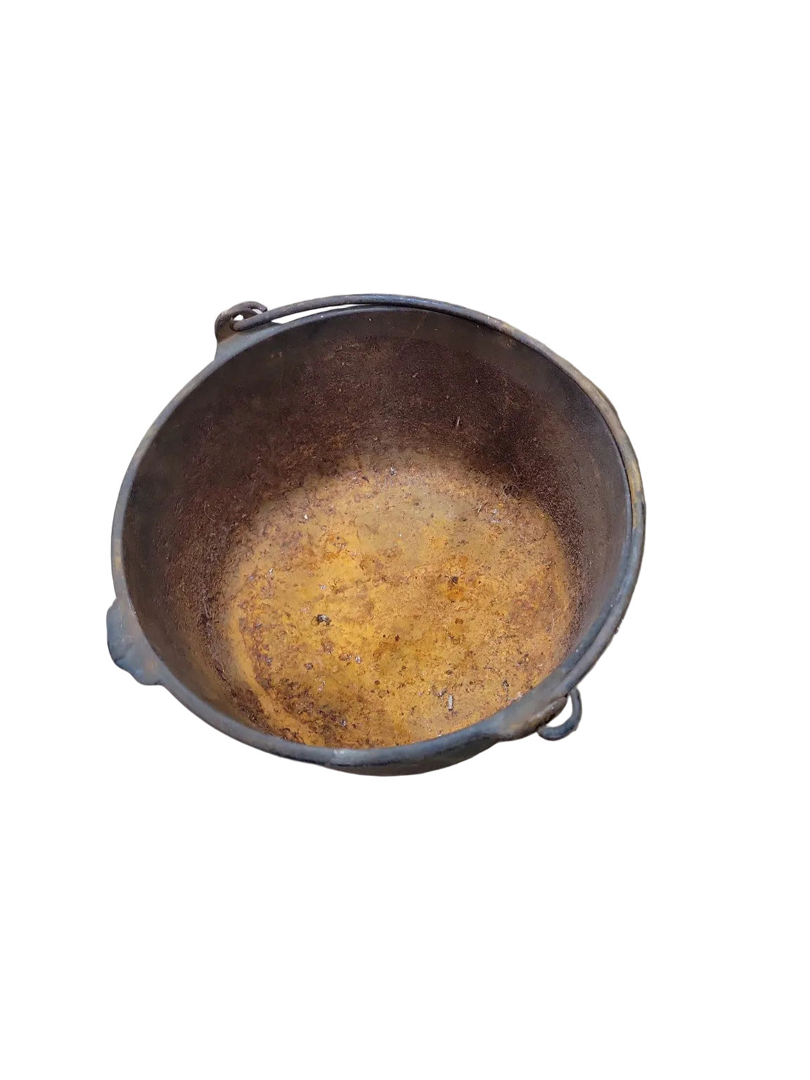 Antique Cast Iron Cauldron – Pittsburgh PA – 9 ¾" Diameter