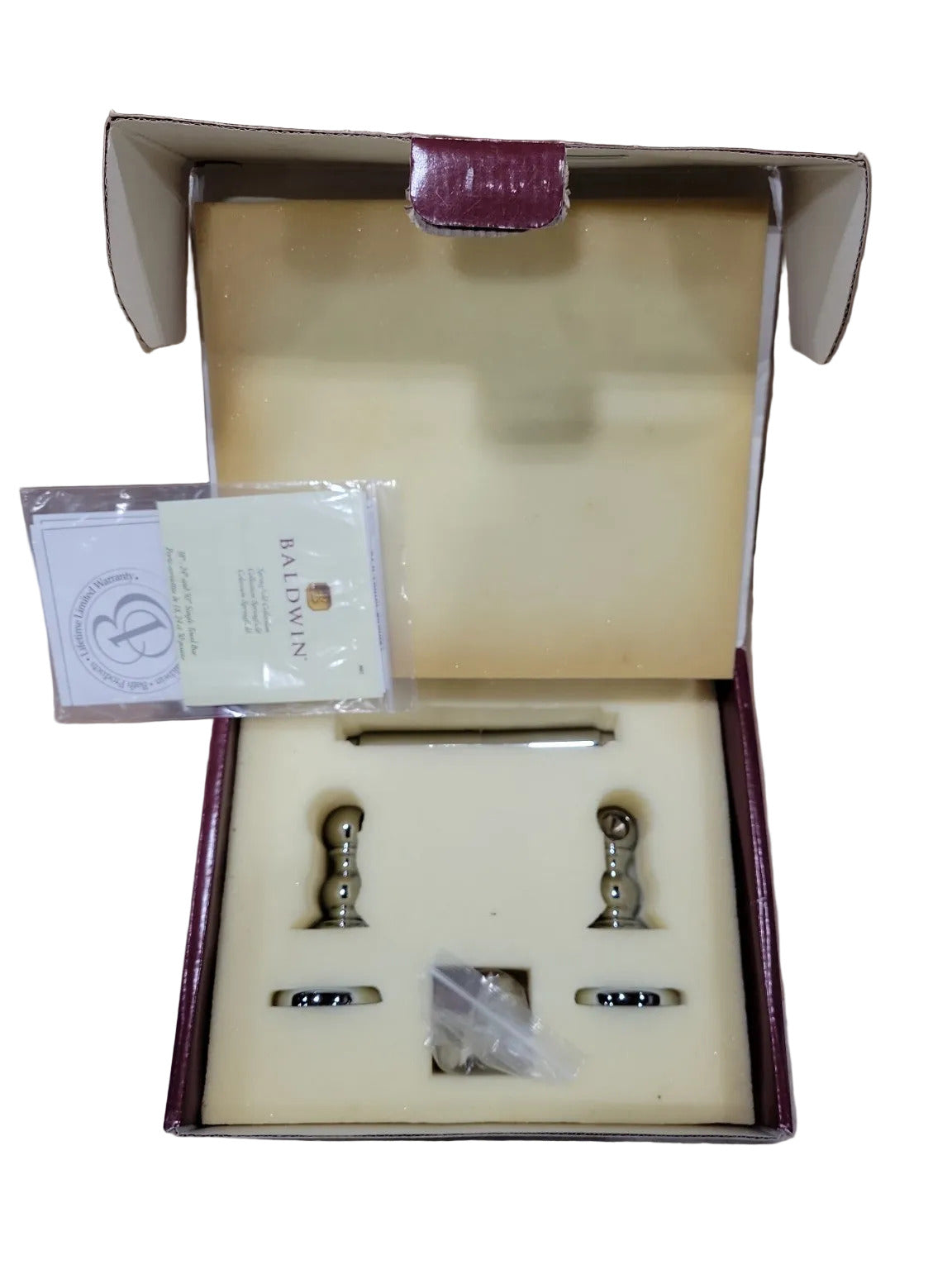 Baldwin “Springfield” Tissue Roll Holder – Polished Chrome – Model 3663.260 (NIB)