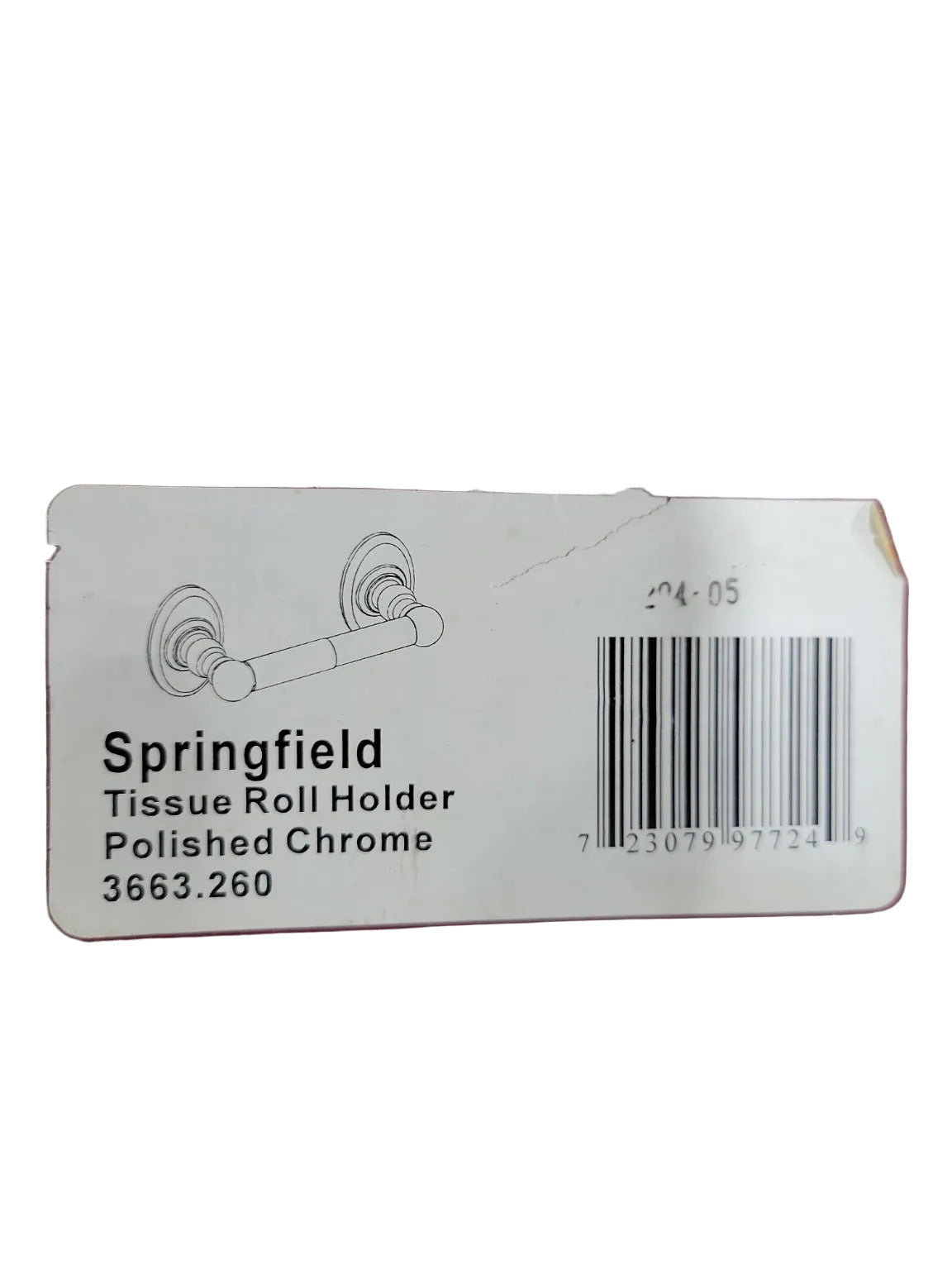 Baldwin “Springfield” Tissue Roll Holder – Polished Chrome – Model 3663.260 (NIB)